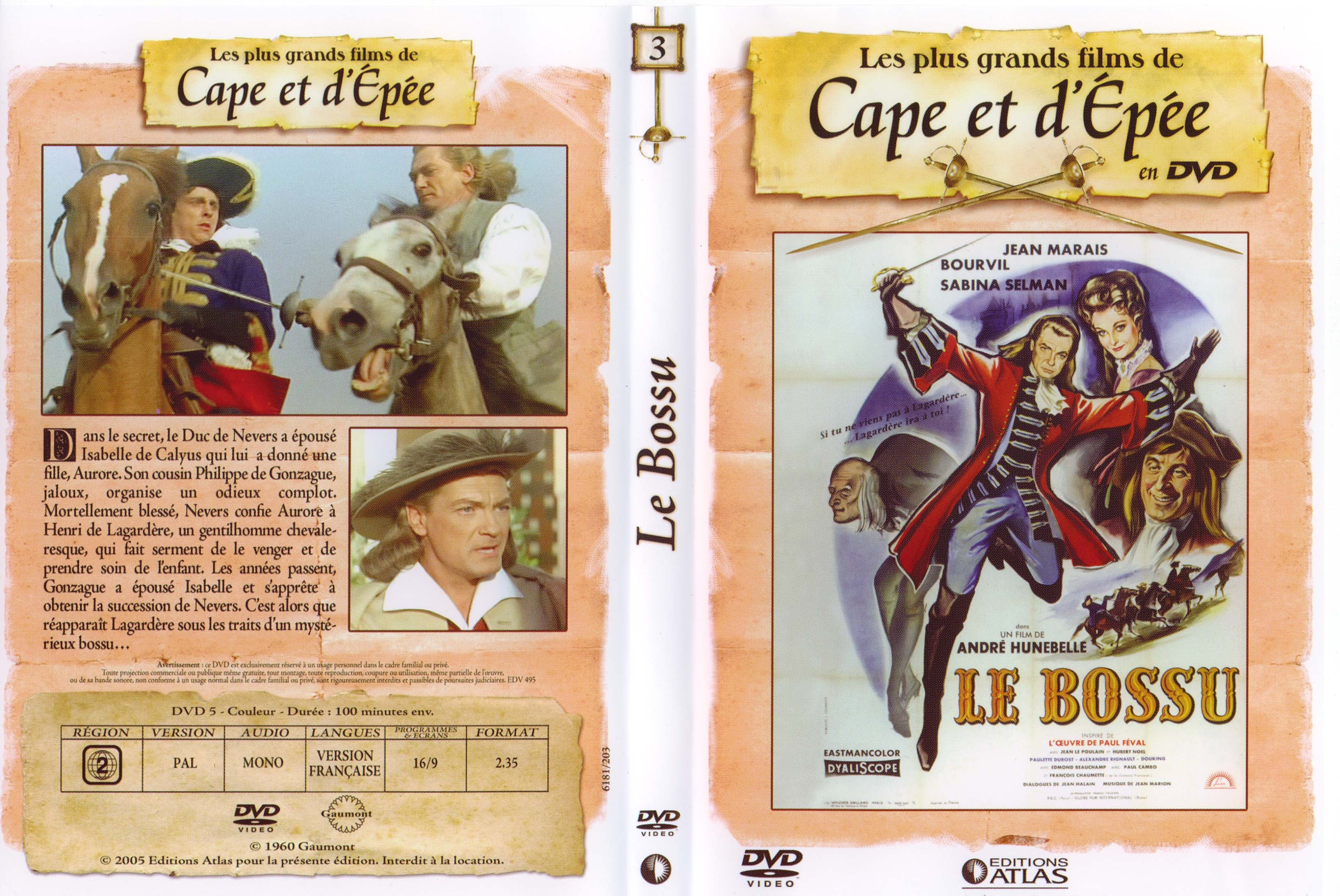 [DVD] Le bossu (1959) Jean Marais