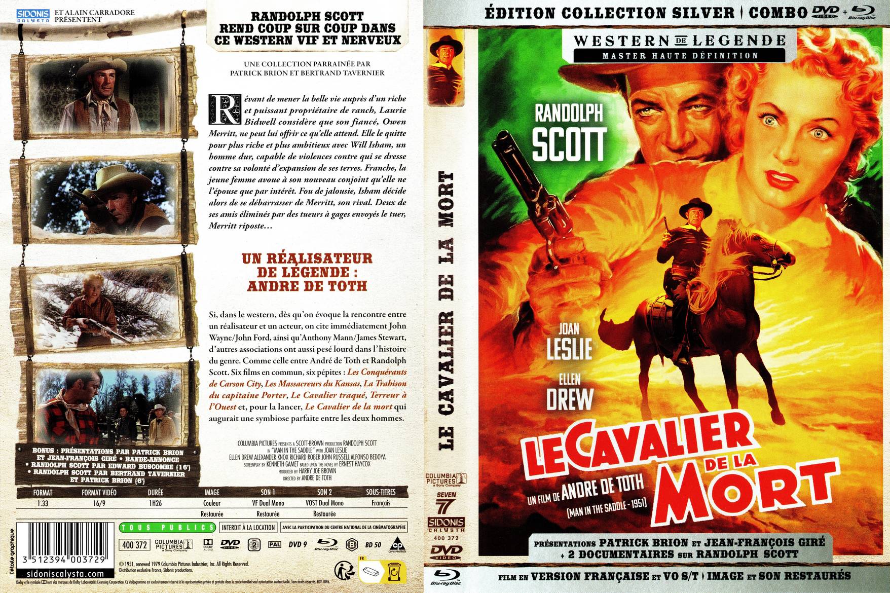 Jaquette DVD Le cavalier de la mort (BLU-RAY)