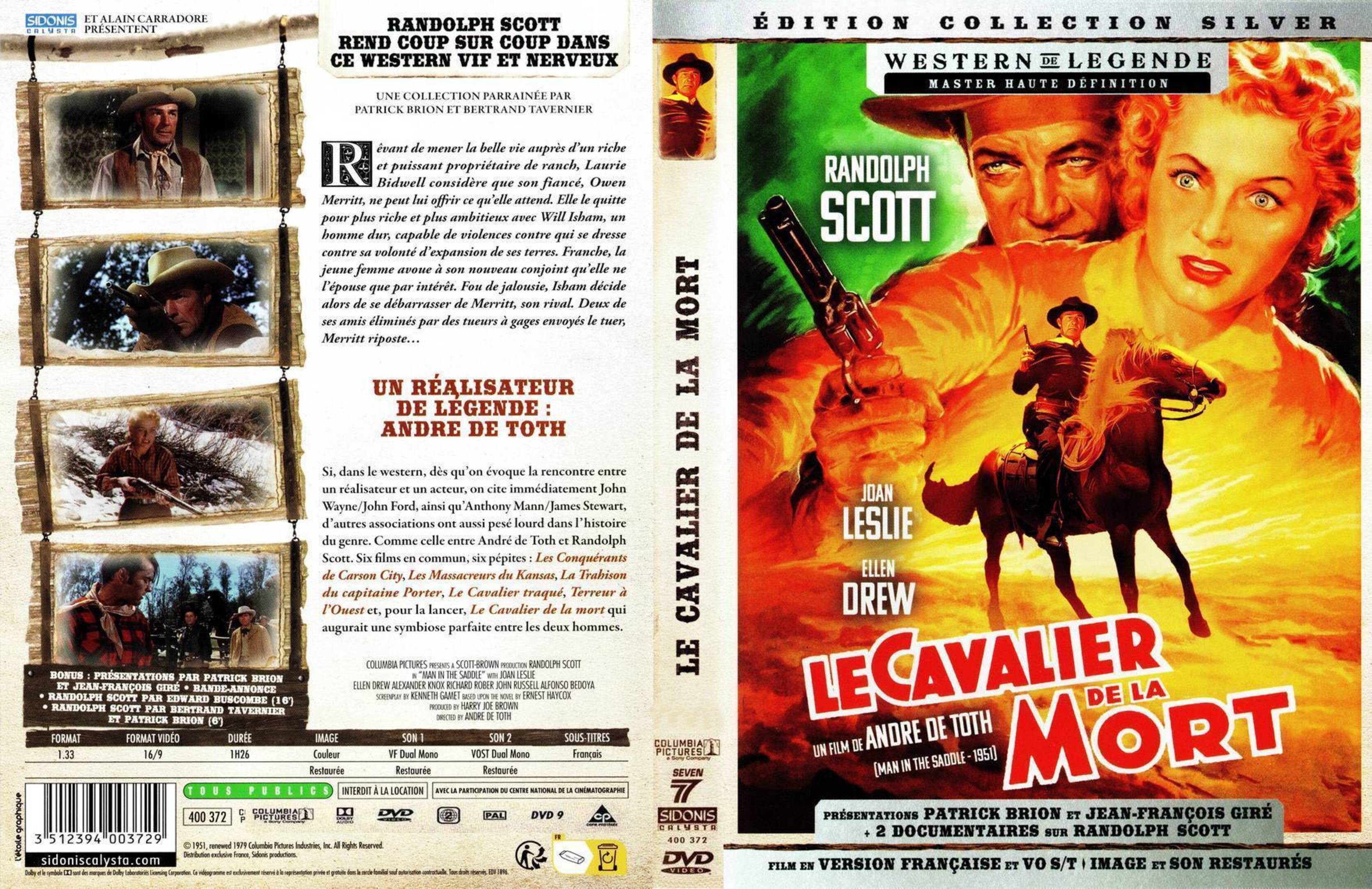 Jaquette DVD Le cavalier de la mort v3