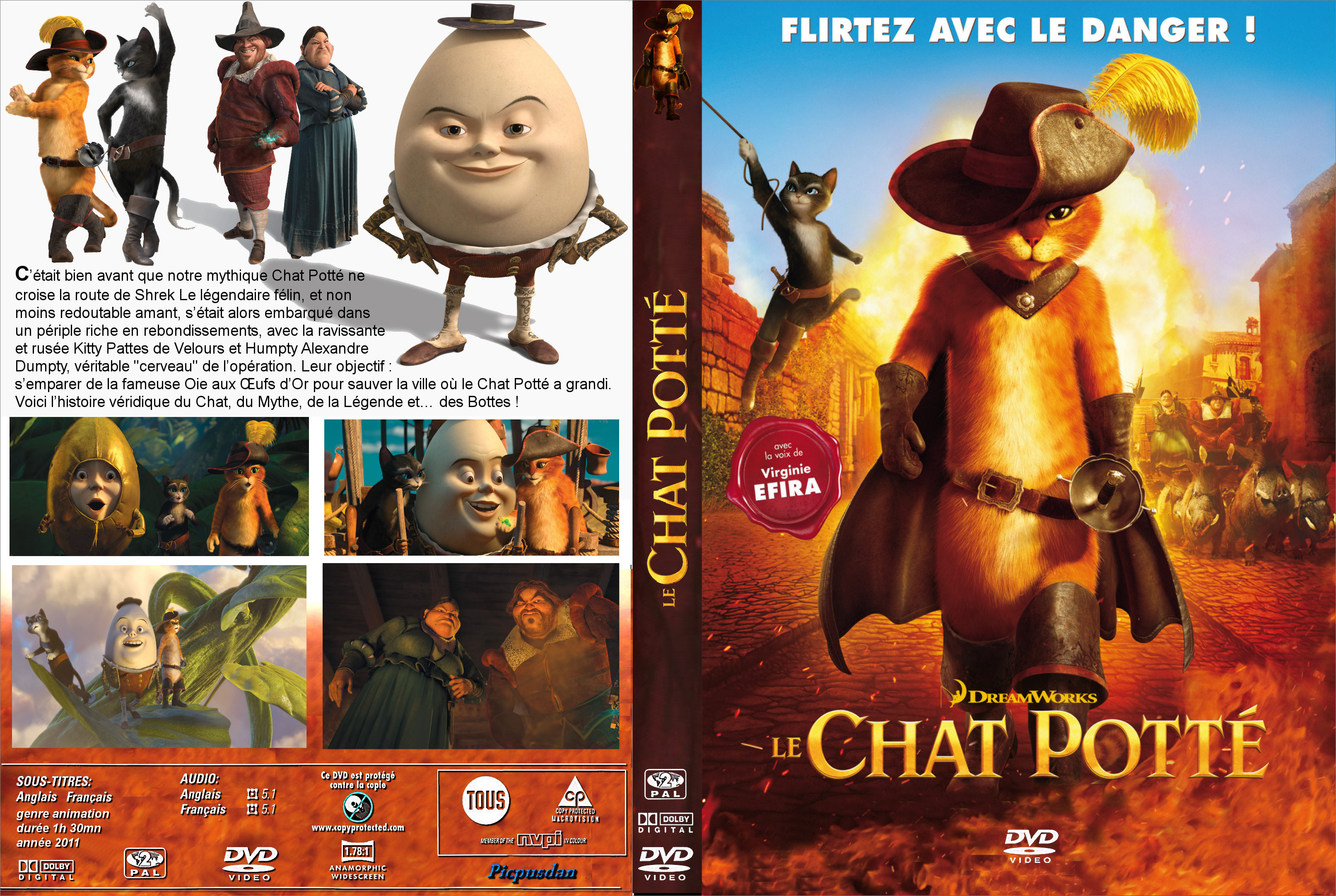 Jaquette DVD Le chat pott custom