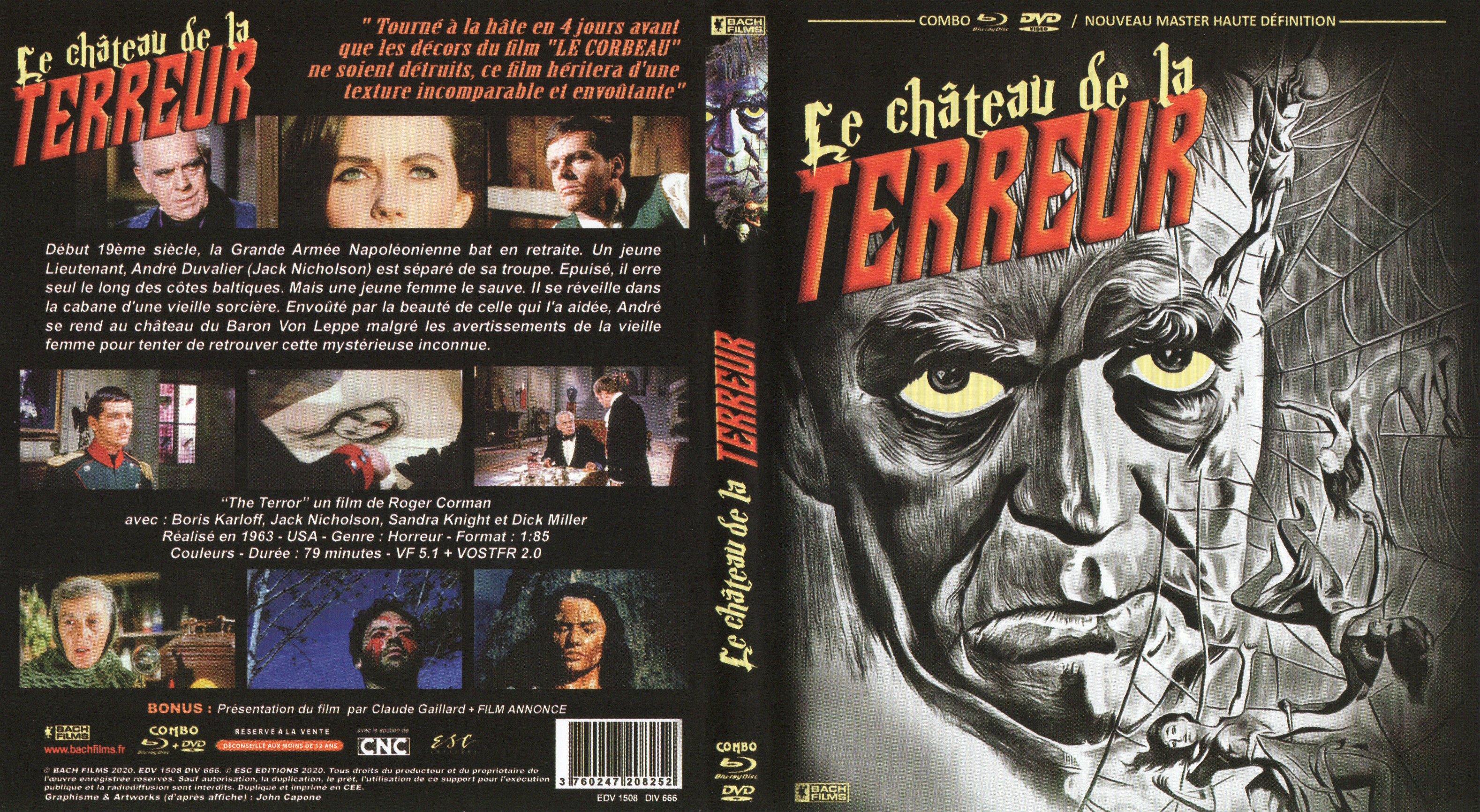 Jaquette DVD Le chateau de le terreur (BLU-RAY)