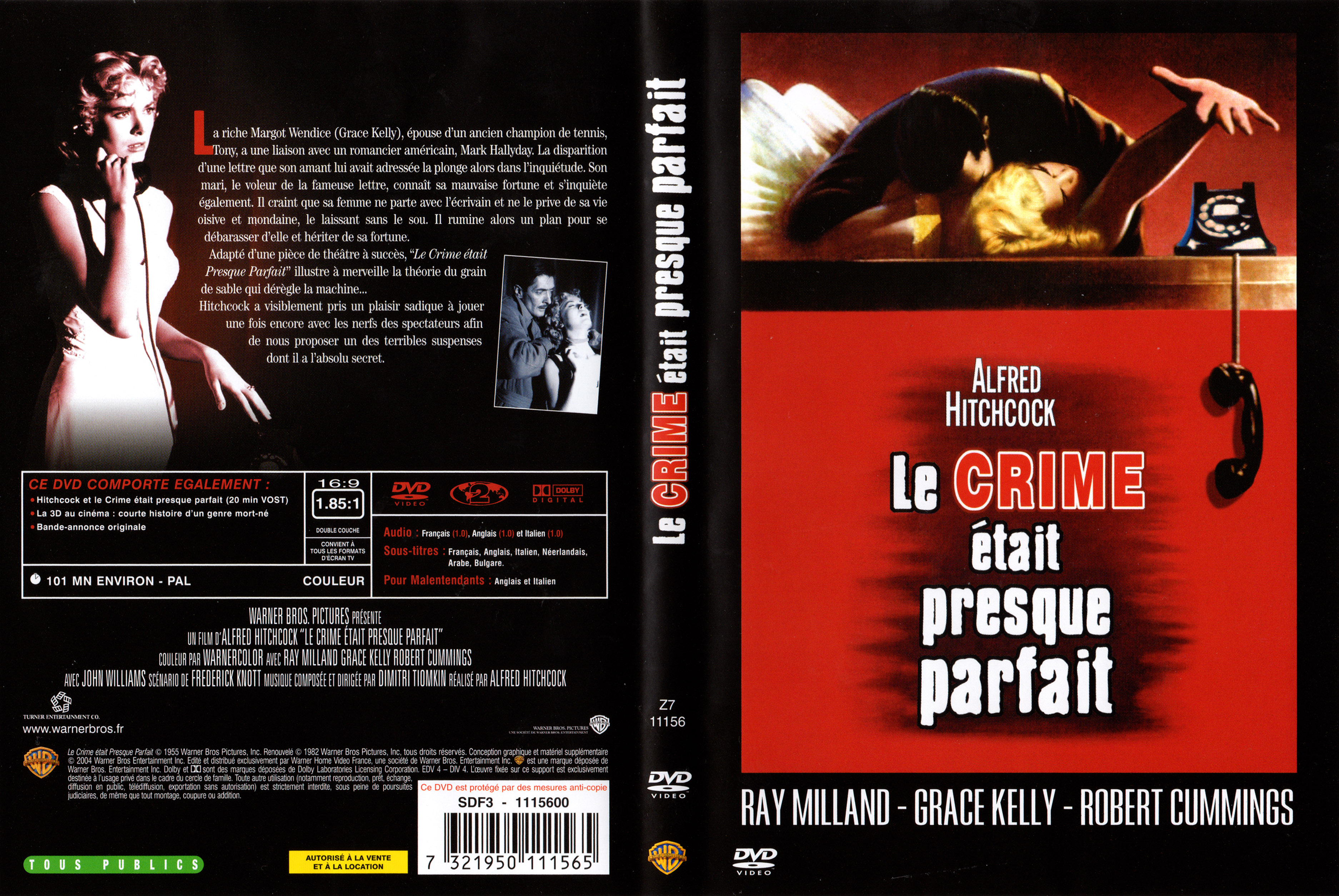 Jaquette DVD Le crime tait presque parfait v2