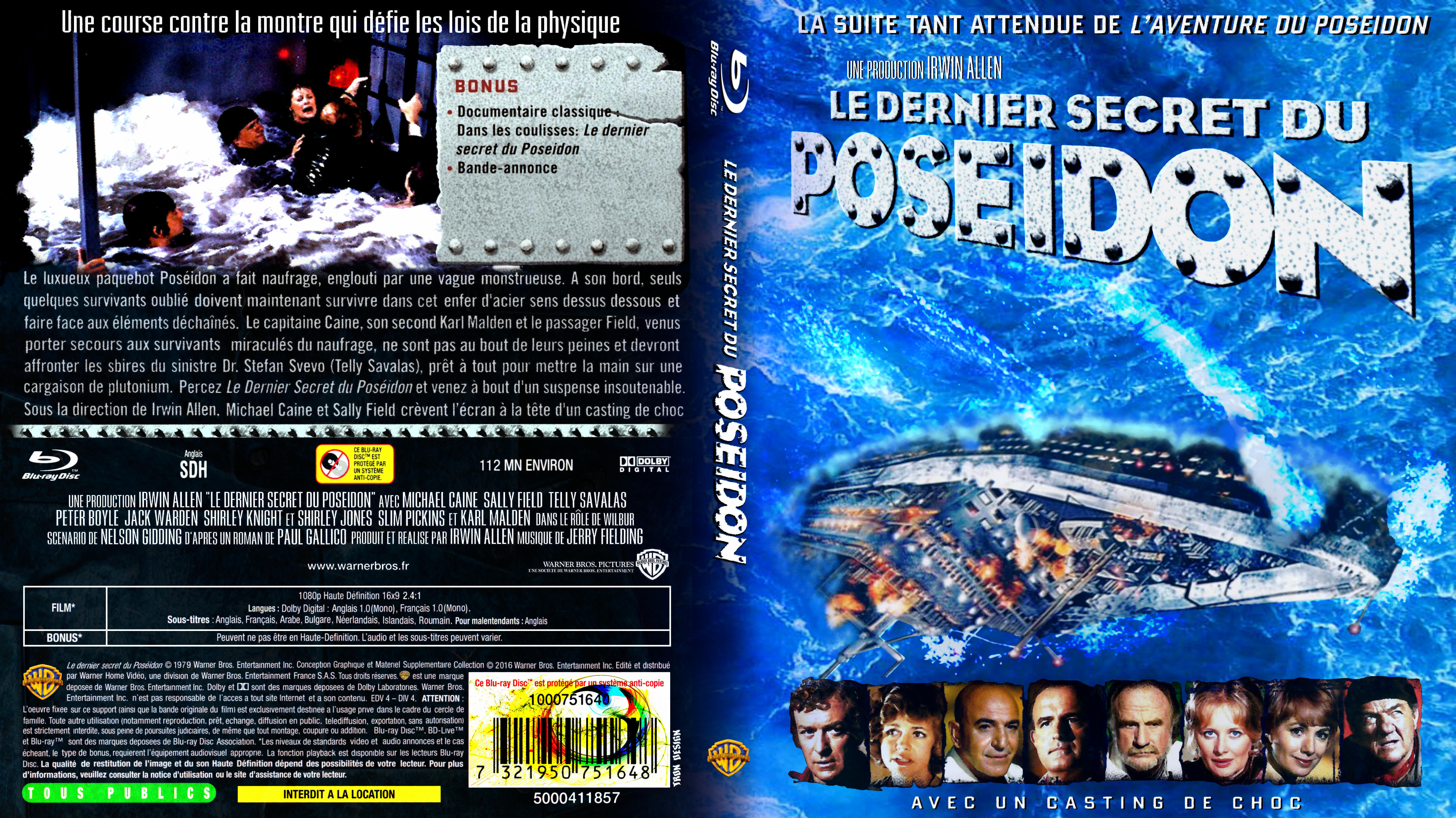 Jaquette Dvd De Le Dernier Secret Du Poseidon Custom Blu Ray Cinéma Passion