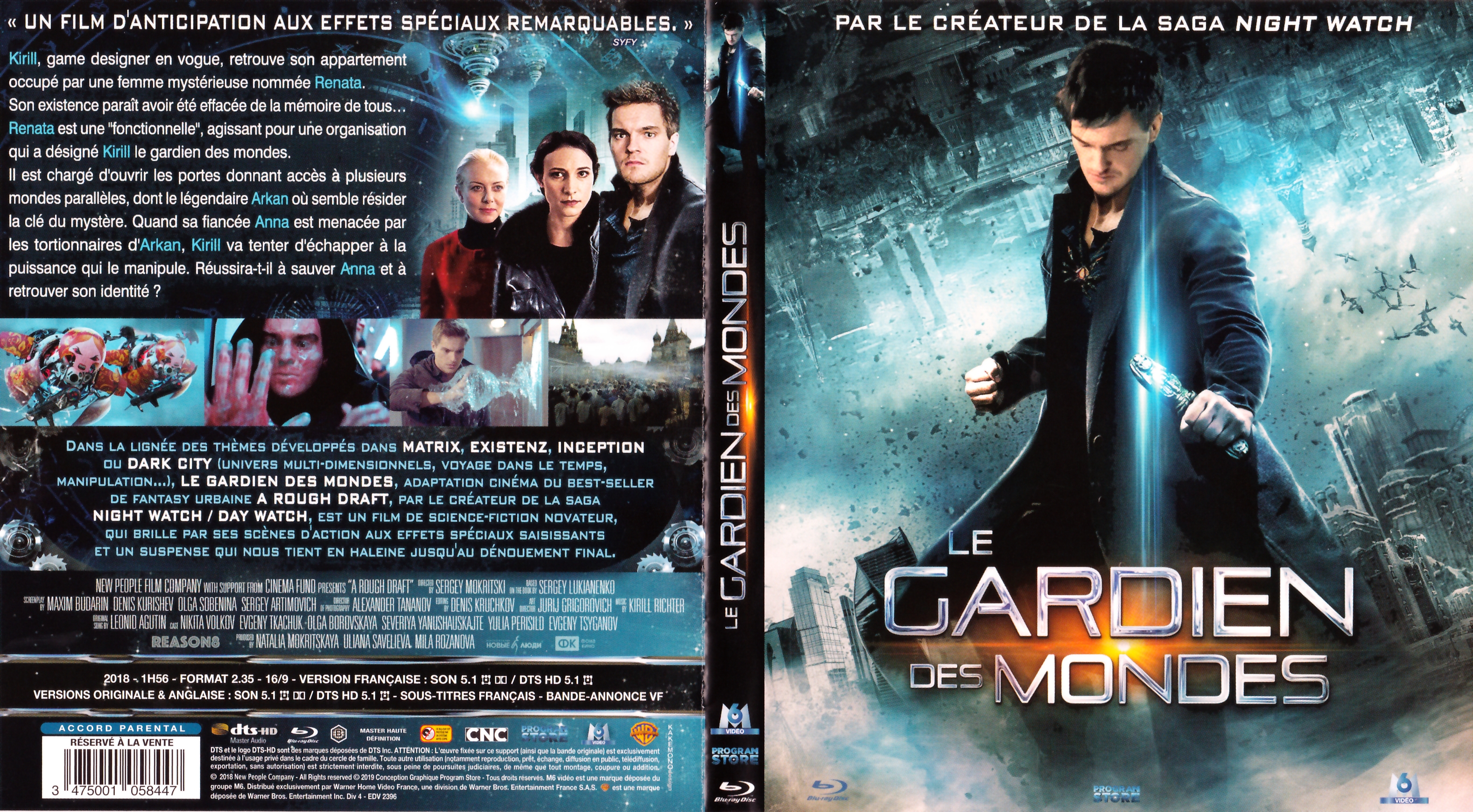 Jaquette DVD Le gardien des mondes (BLU-RAY)