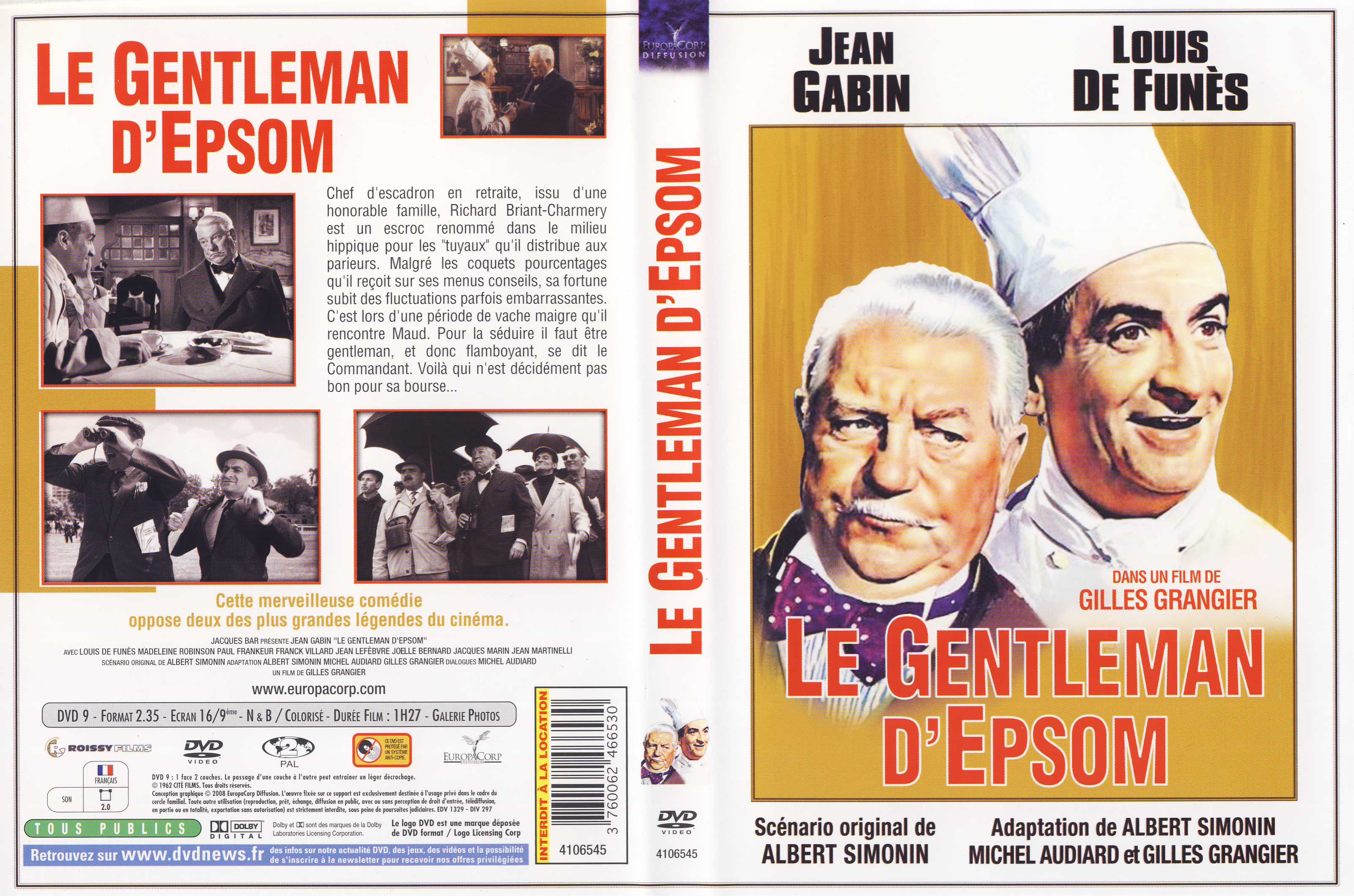 Jaquette DVD Le gentleman d