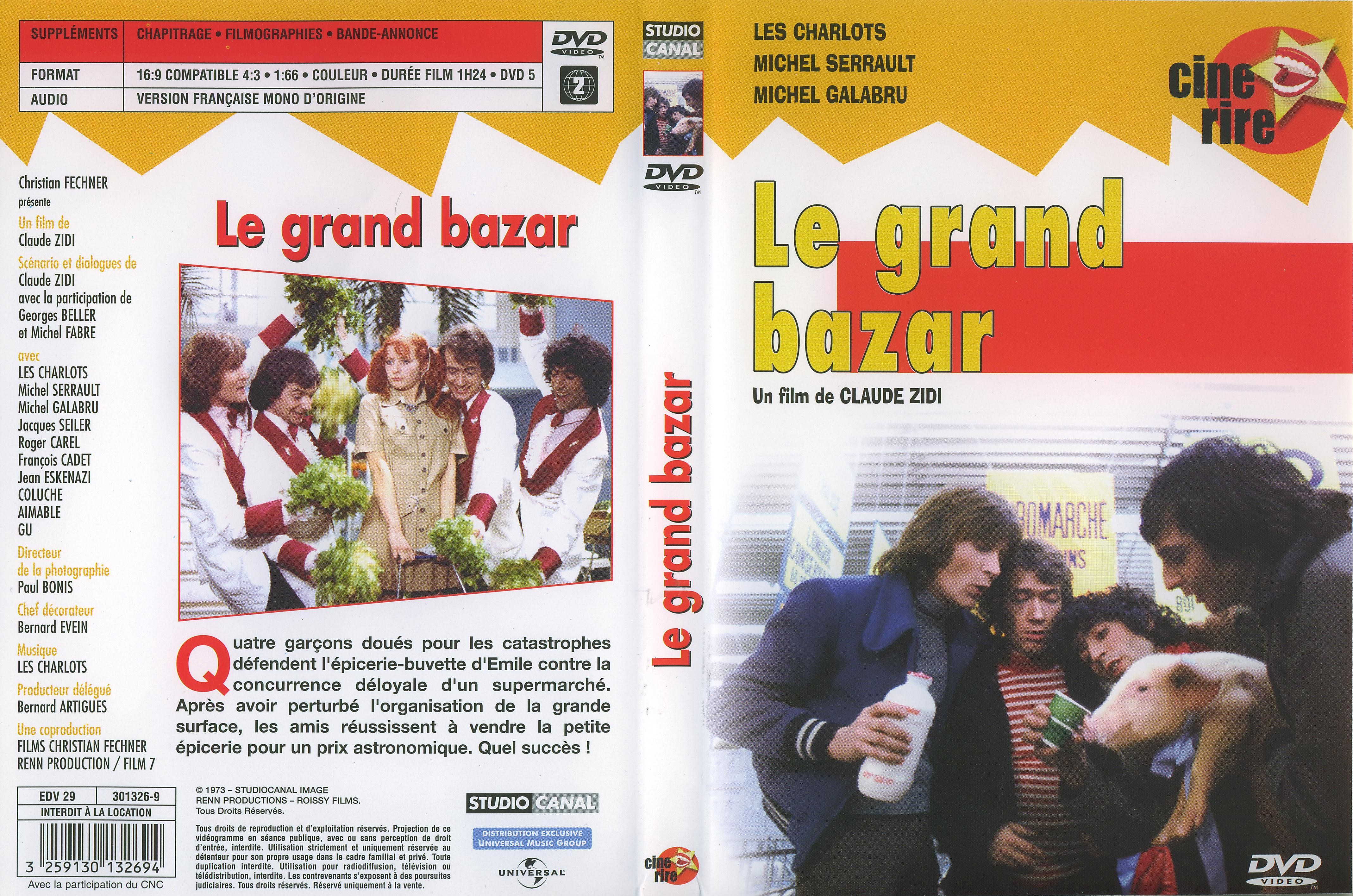 Jaquette Dvd De Le Grand Bazar Cinéma Passion