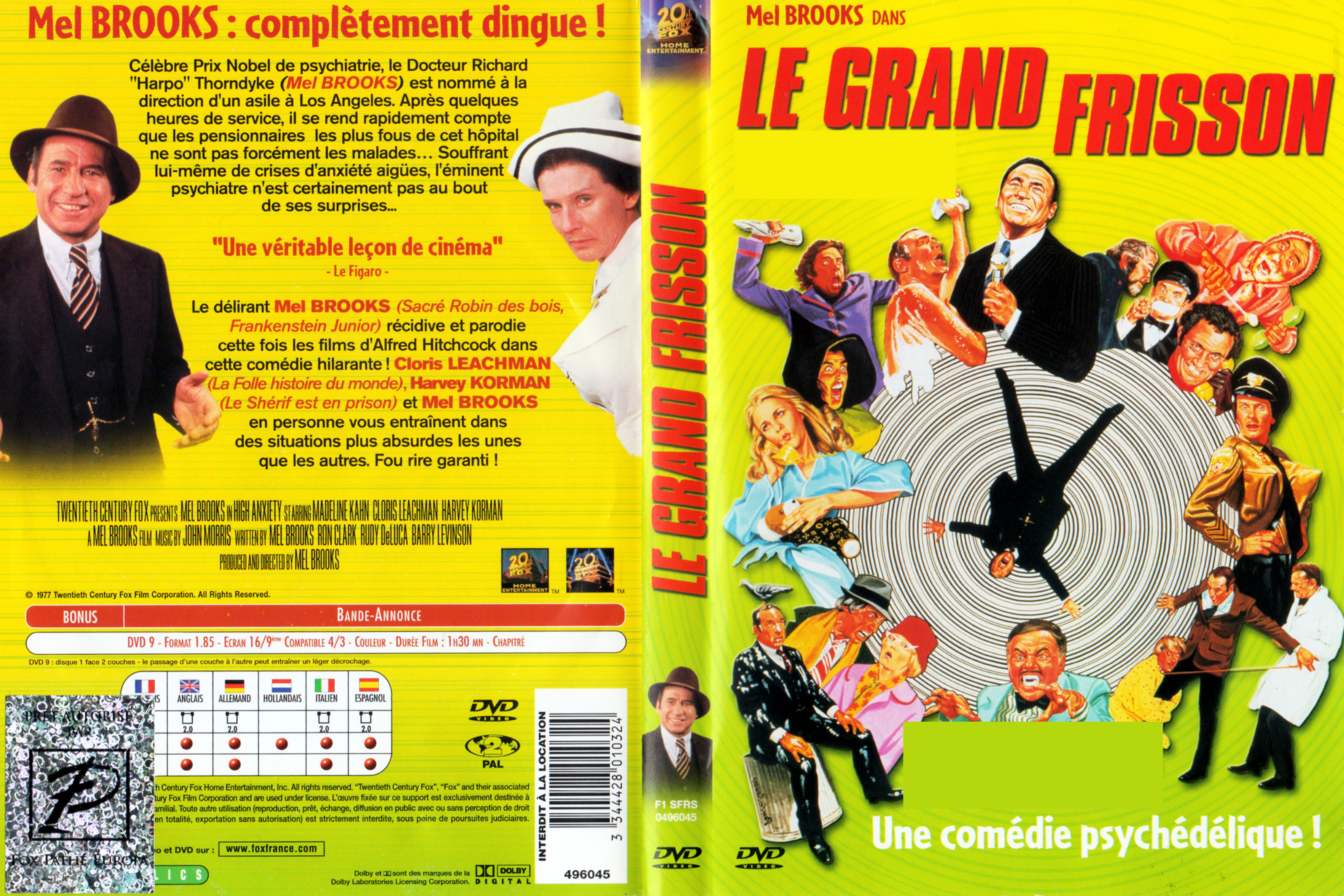 Jaquette DVD Le grand frisson