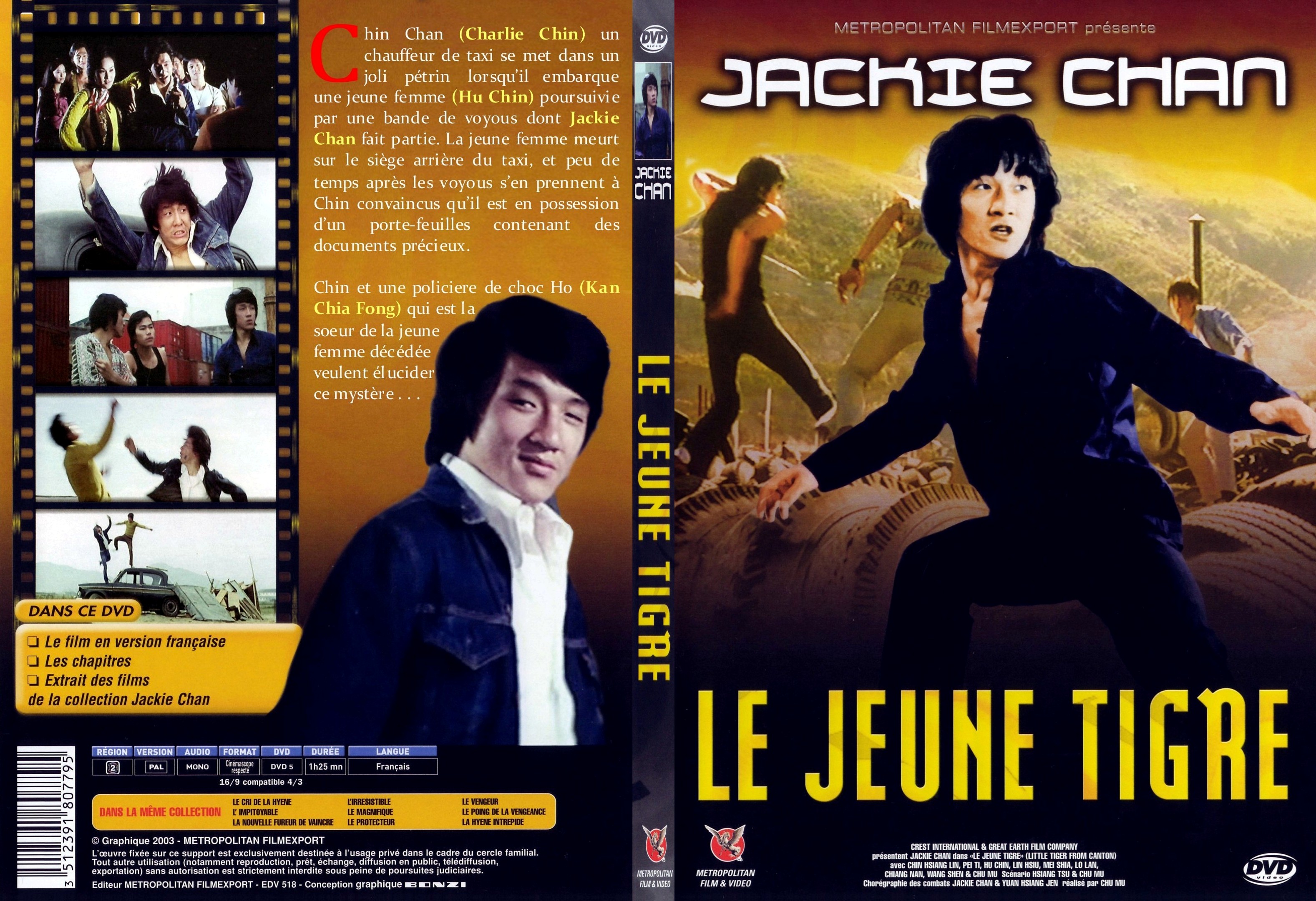 Jaquette DVD Le jeune tigre - SLIM