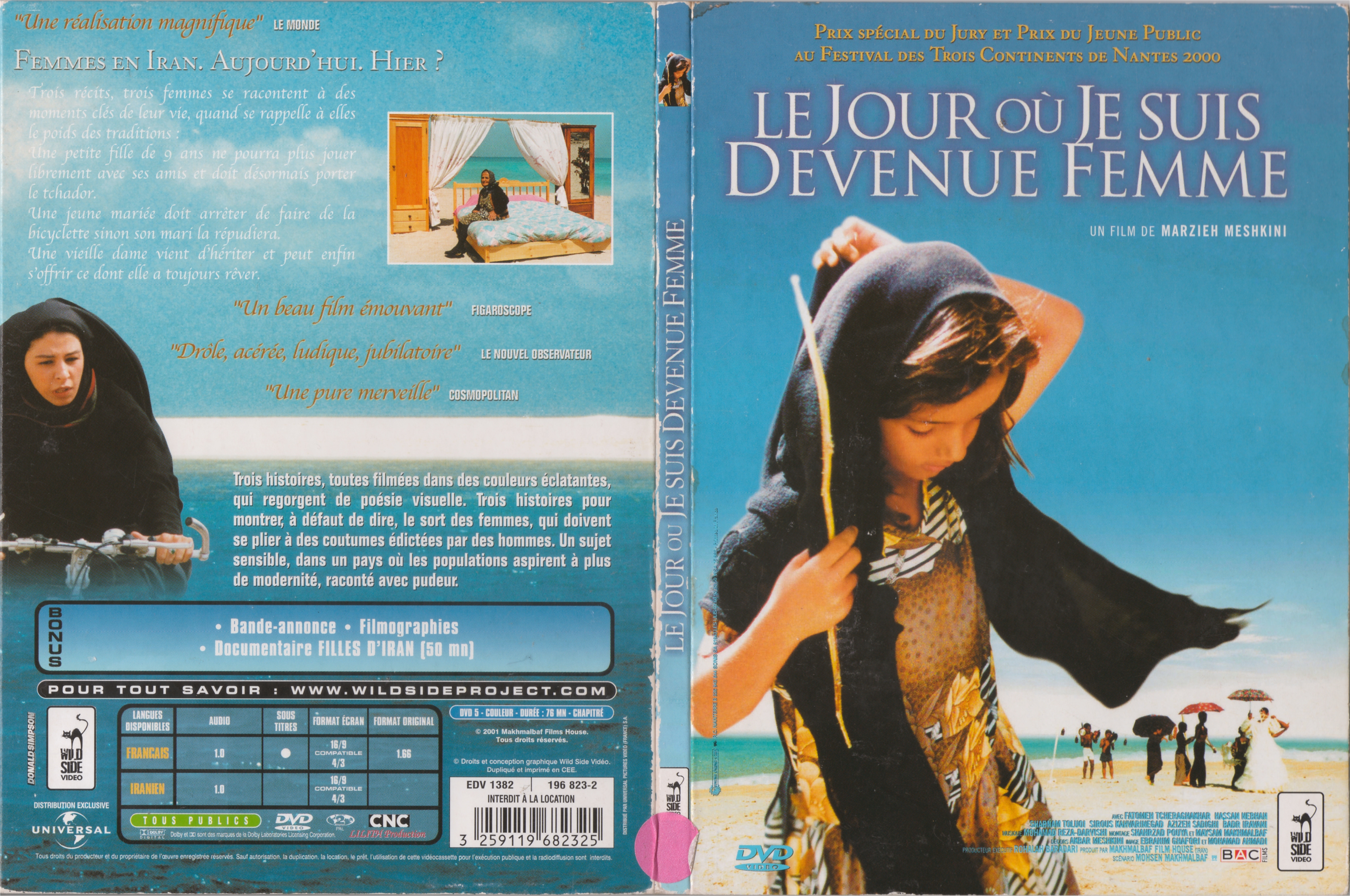 Jaquette DVD Le jour ou je suis devenue Femme