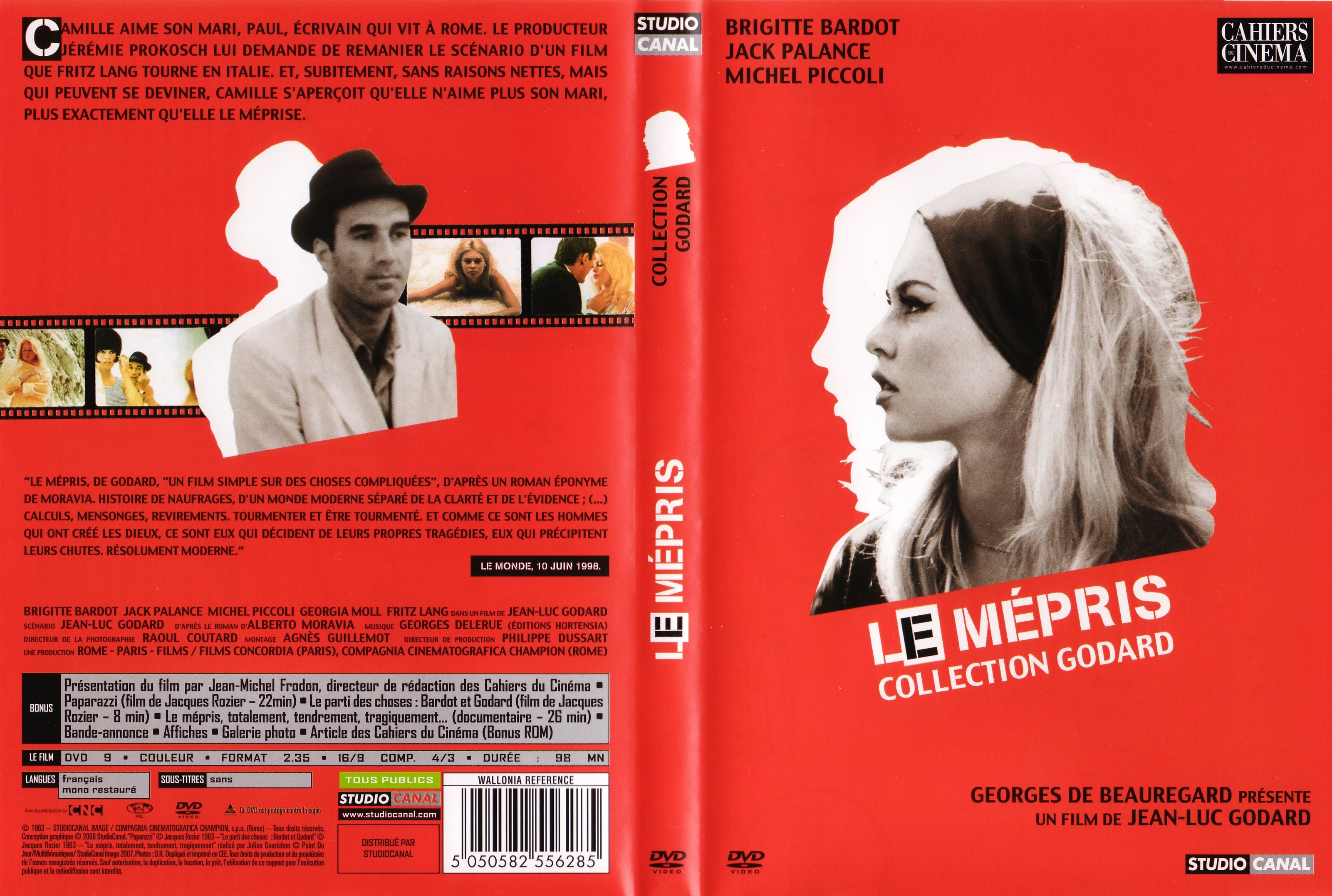 Jaquette DVD Le mpris v3