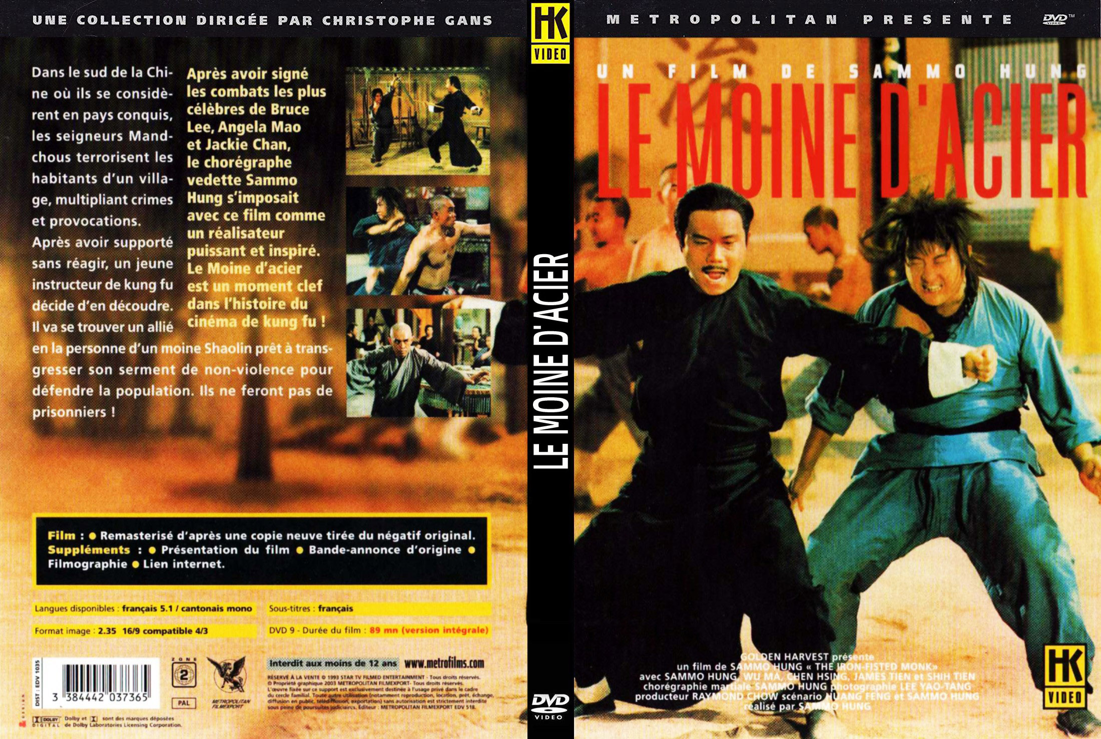 Jaquette DVD Le moine d