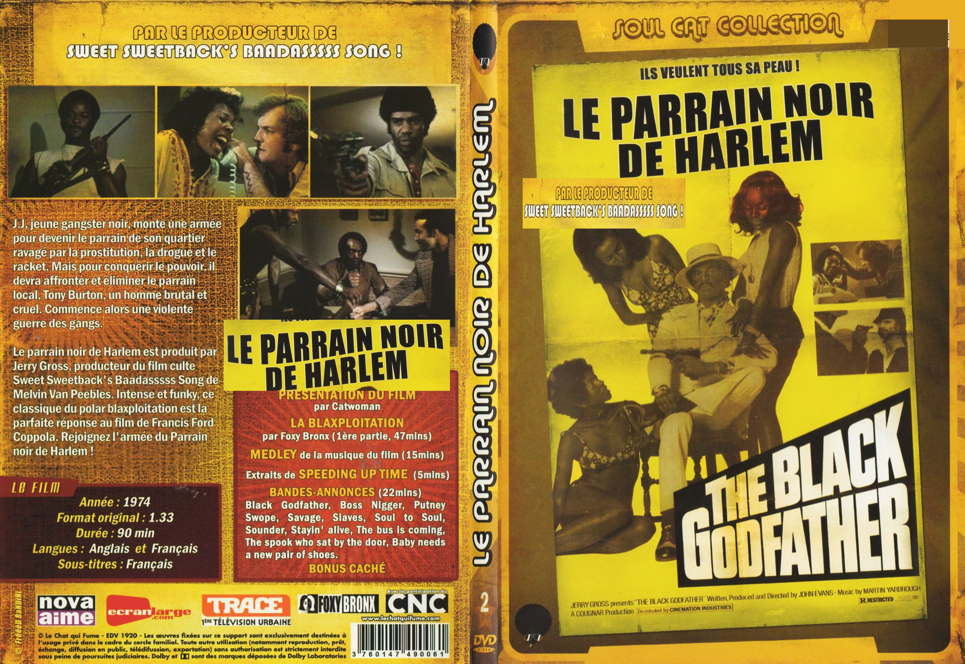 Jaquette DVD Le parrain noir de Harlem - SLIM