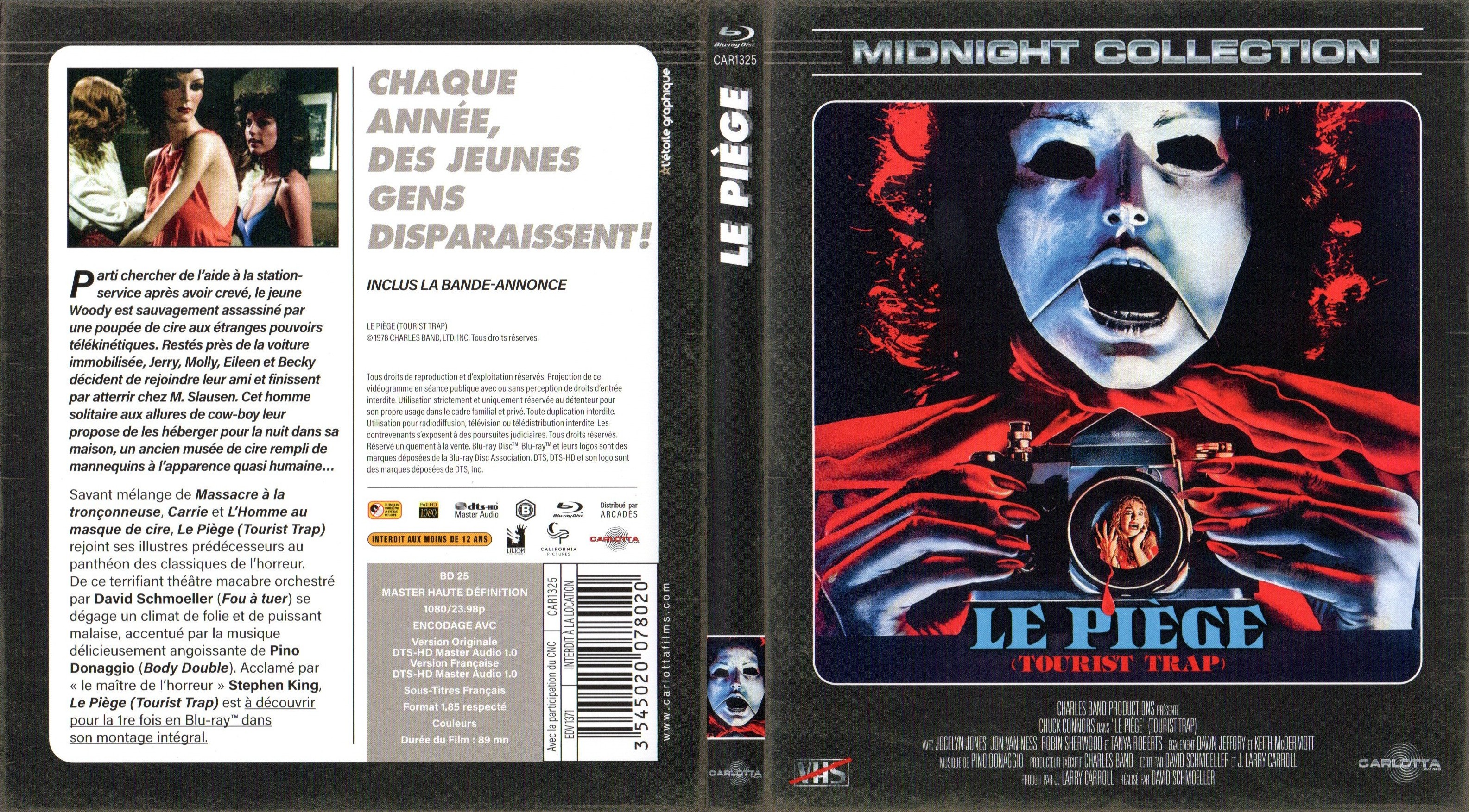 Jaquette DVD Le pige 1978 (BLU-RAY)