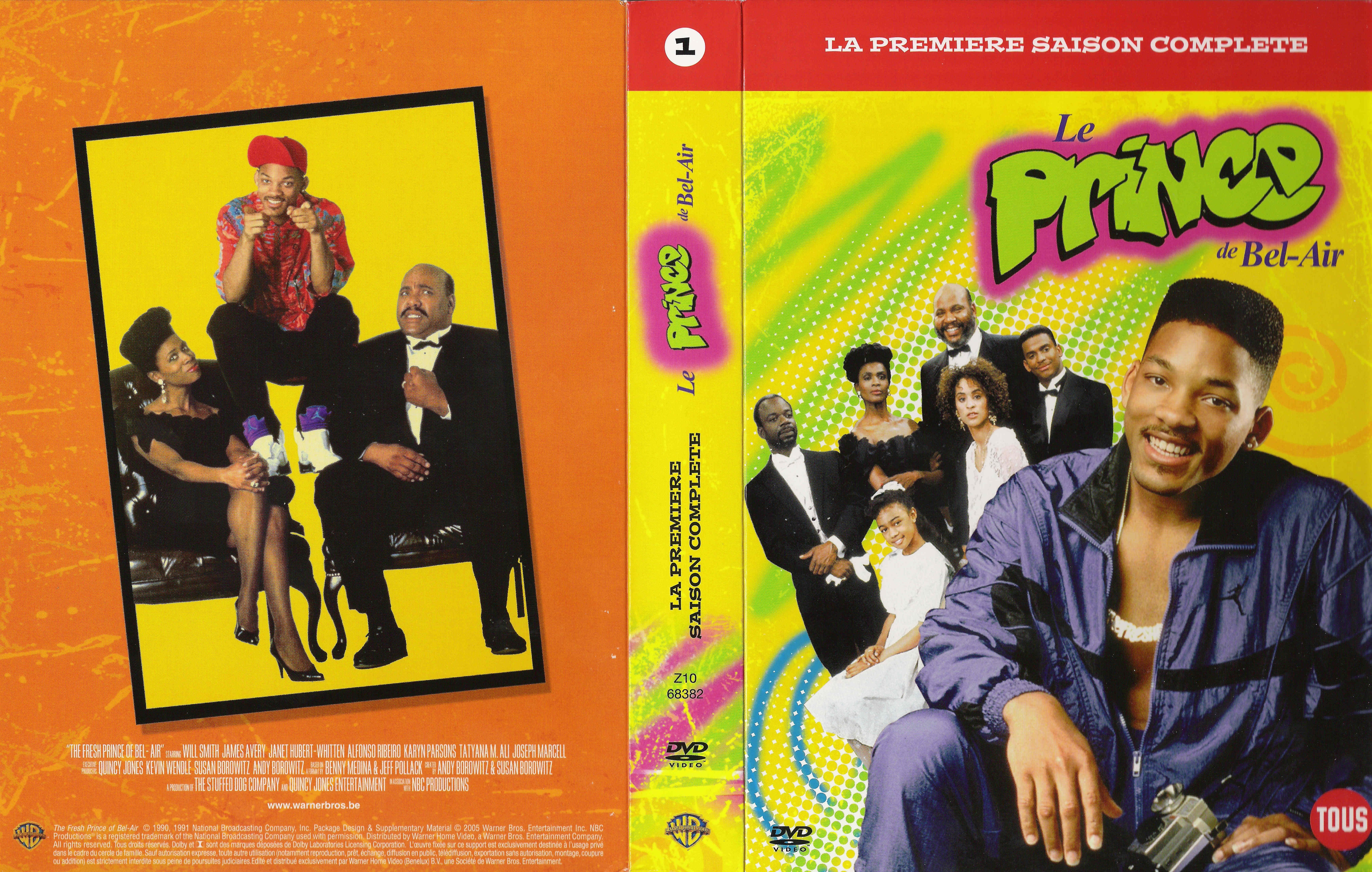 Jaquette DVD Le prince de Bel Air Saison 1 COFFRET