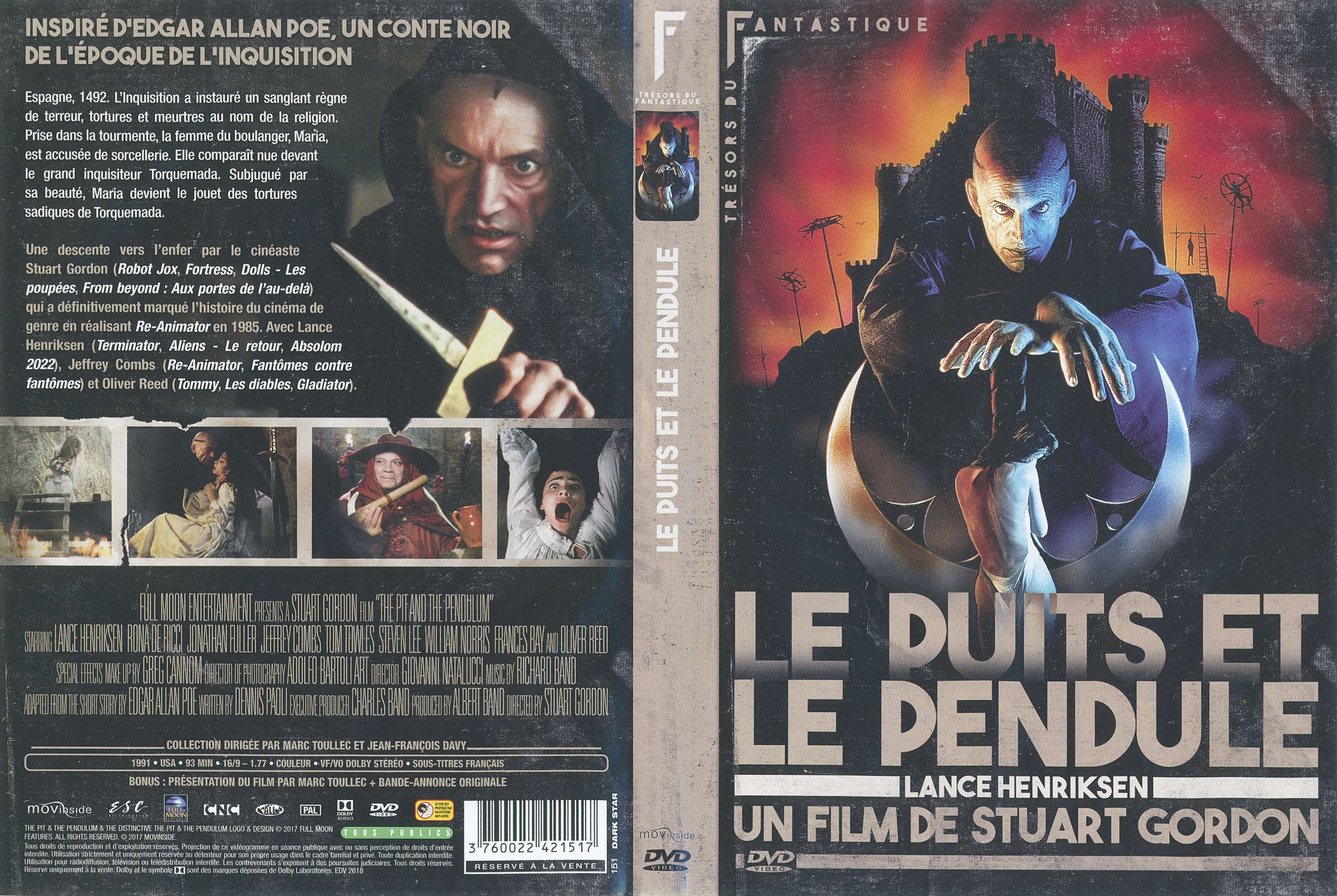 Jaquette DVD Le puits et le pendule