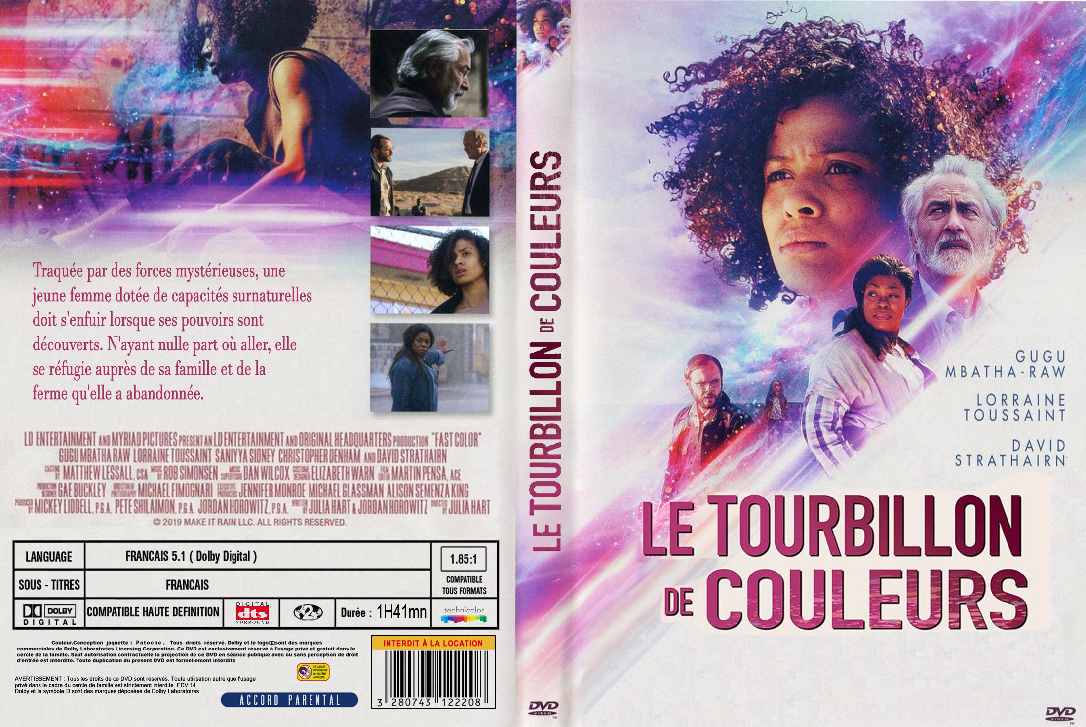 Jaquette DVD Le tourbillon de couleurs custom