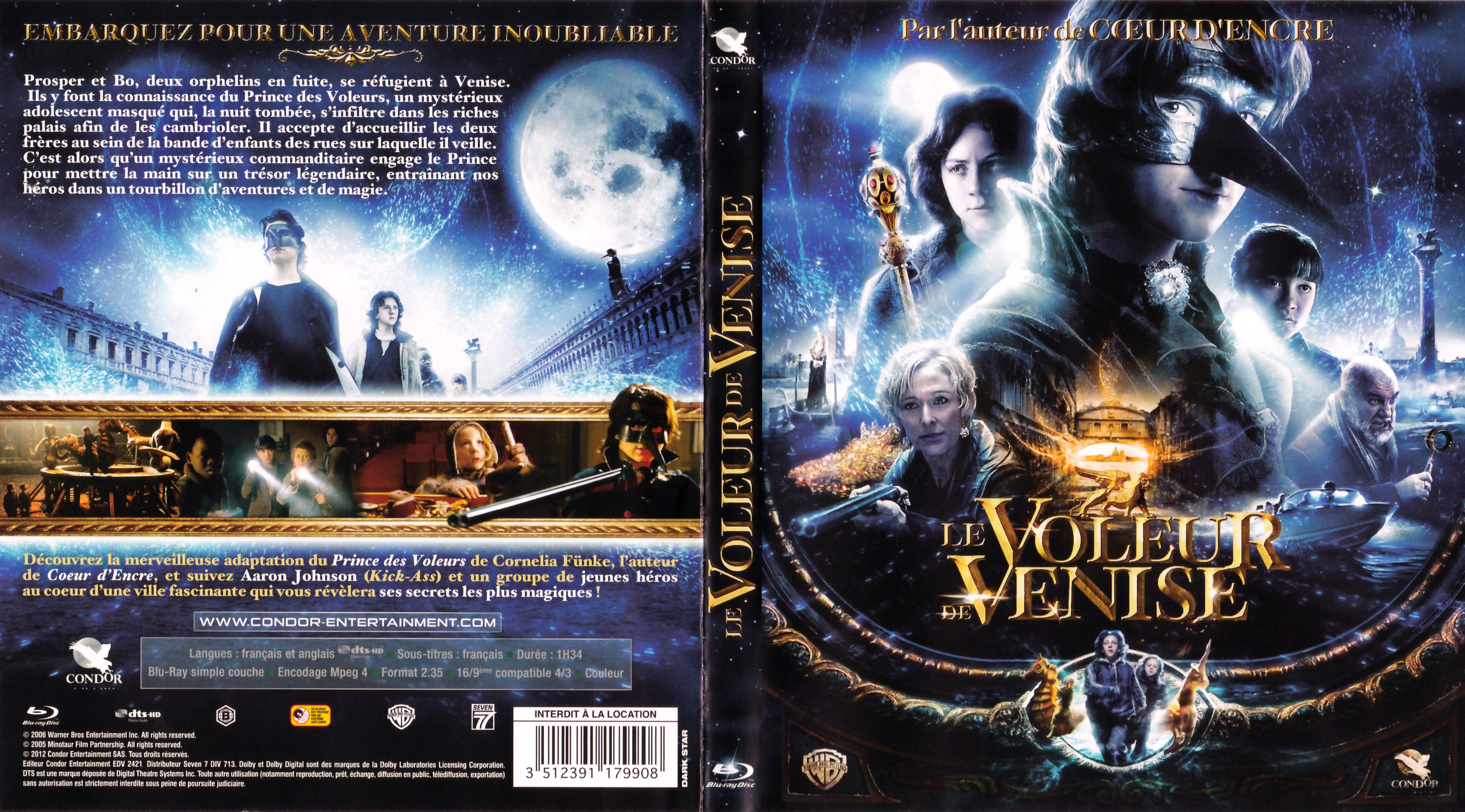 Jaquette DVD Le voleur de Venise (BLU-RAY)