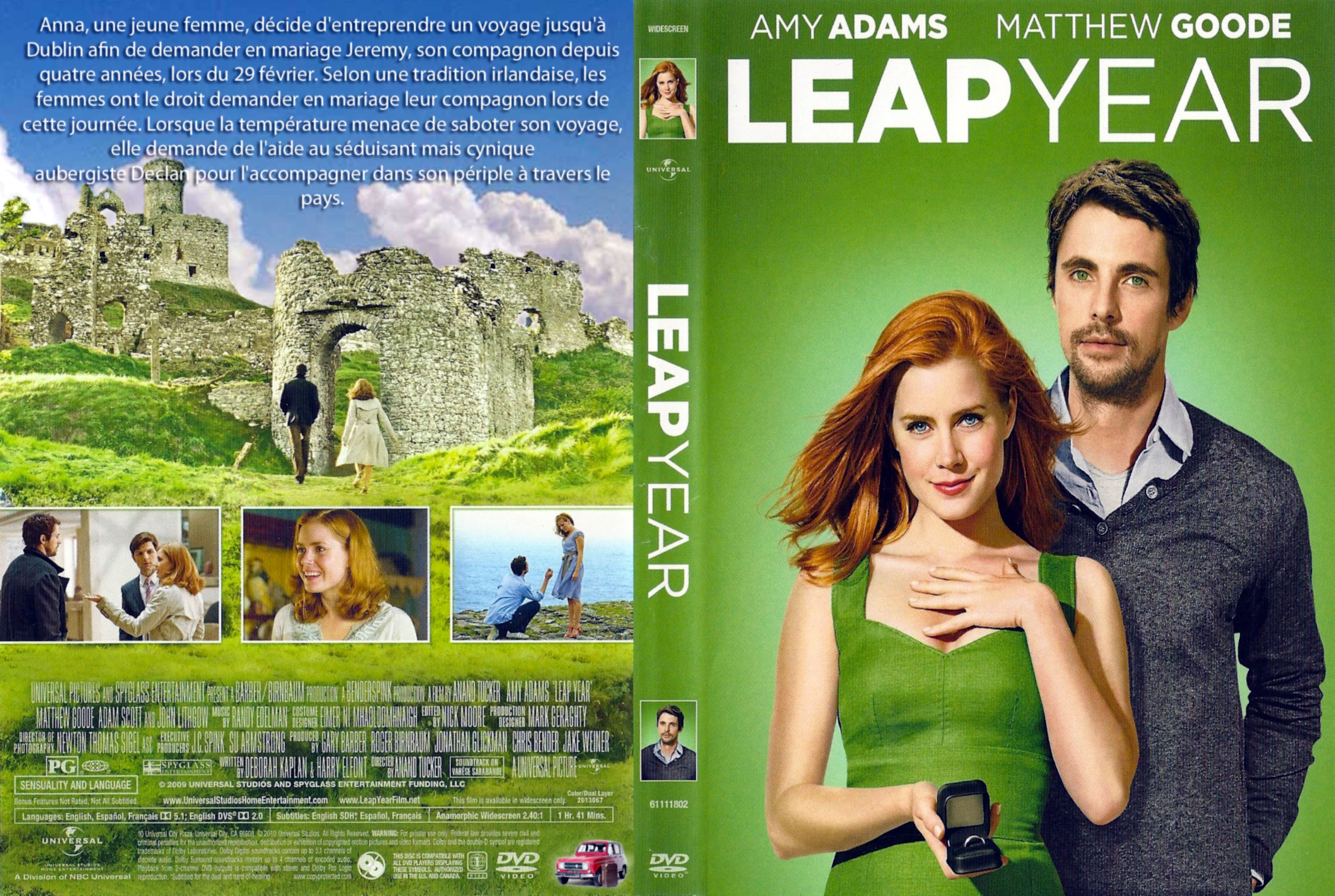 Jaquette DVD Leap year (Canadienne)