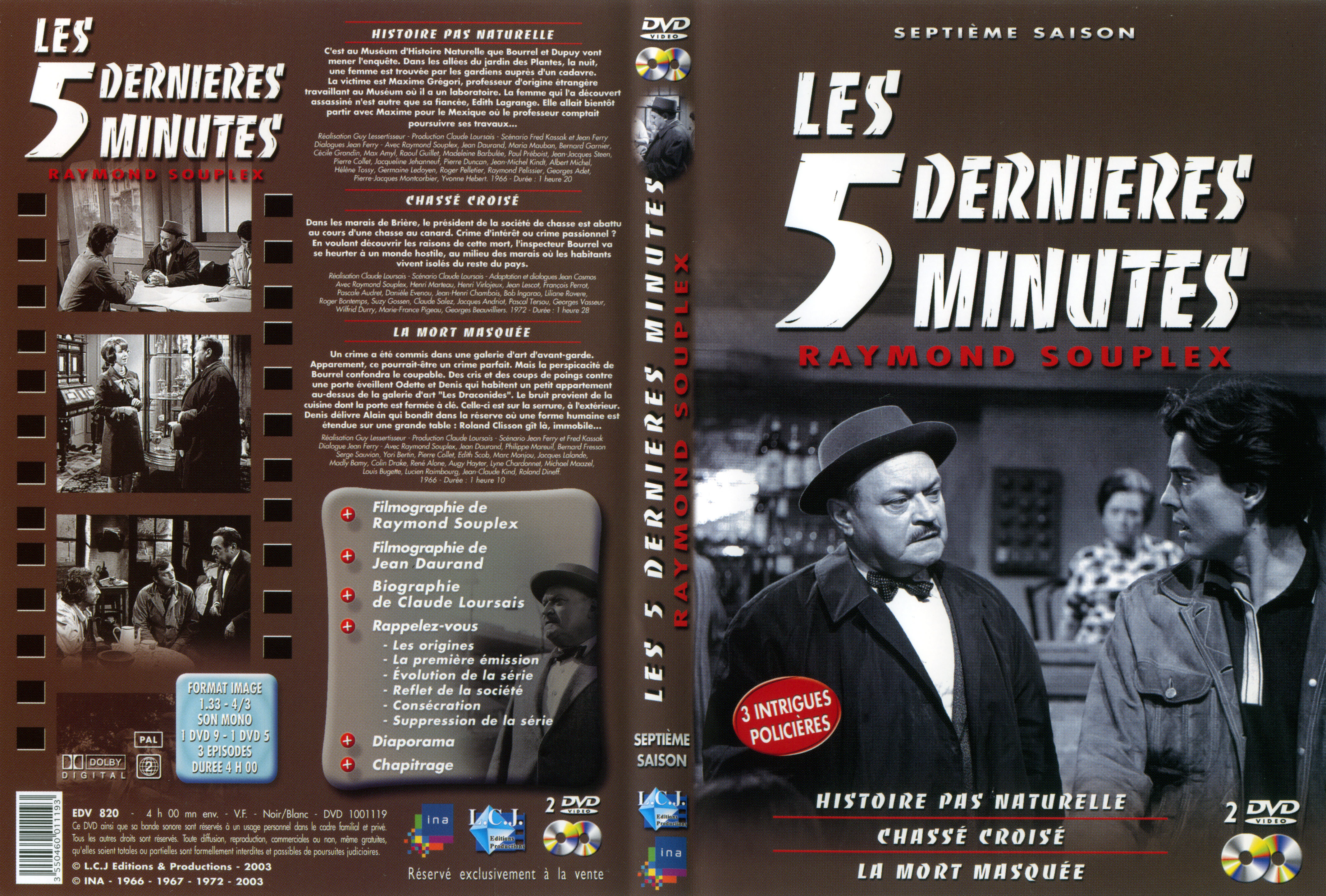 Jaquette DVD Les 5 dernires minutes Saison 07