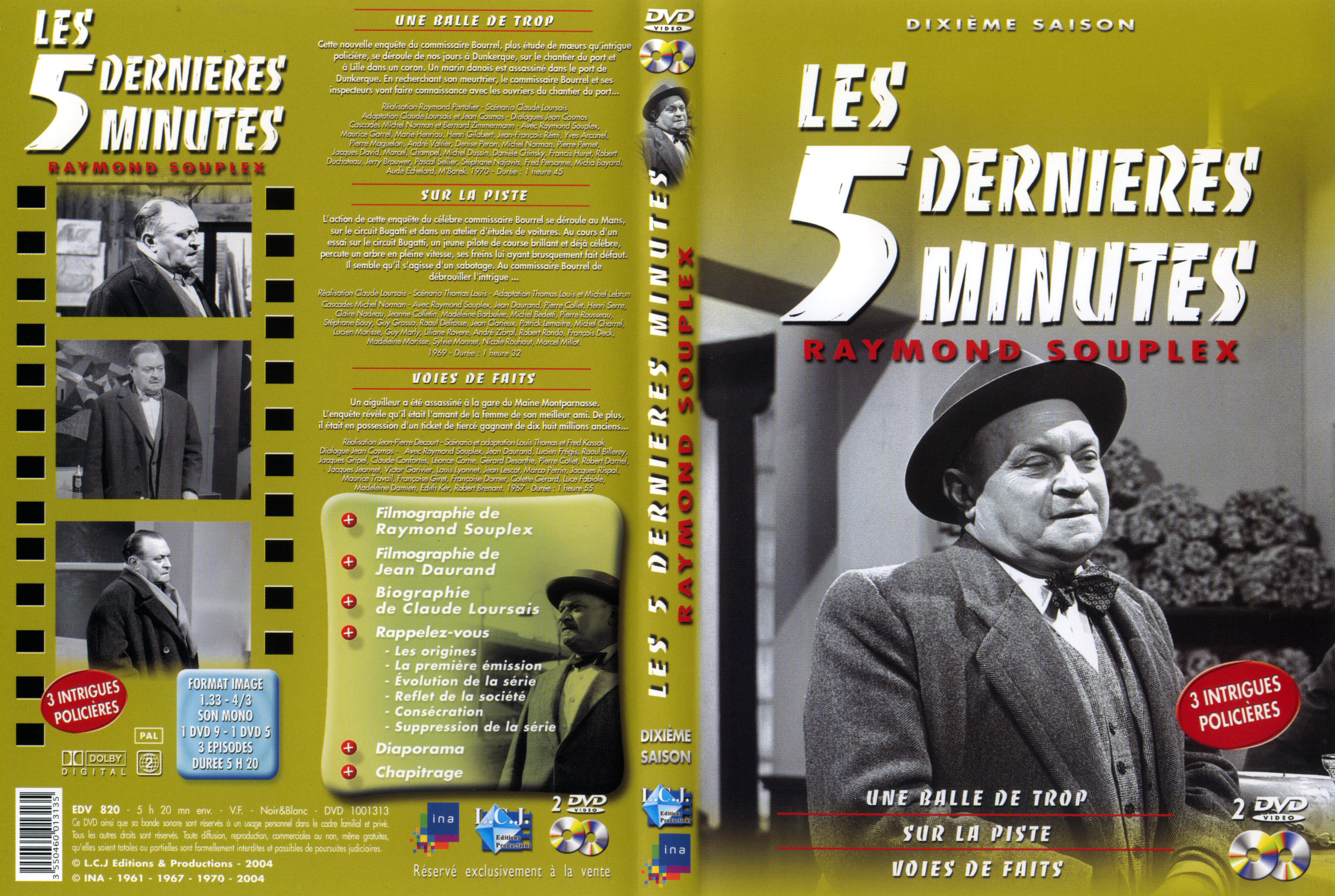 Jaquette DVD Les 5 dernires minutes Saison 10