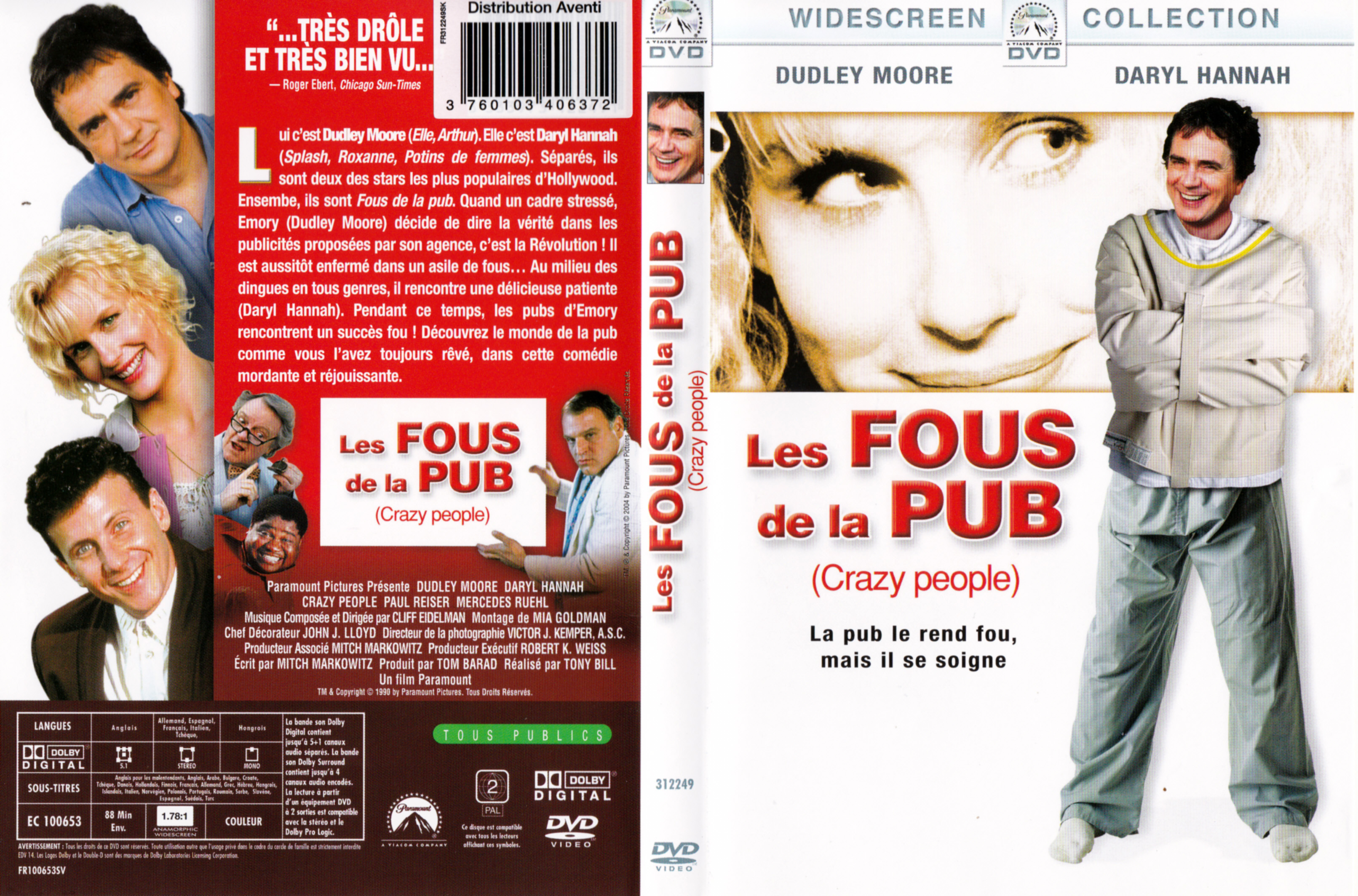 Jaquette Dvd De Les Fous De La Pub Cinéma Passion