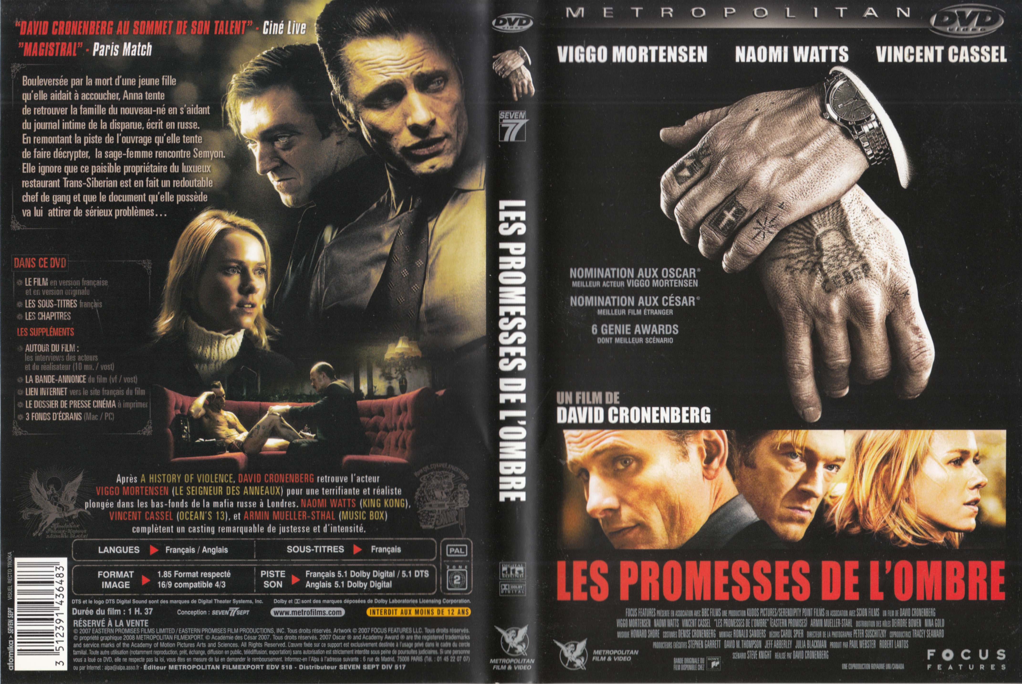 Jaquette DVD Les Promesses de l