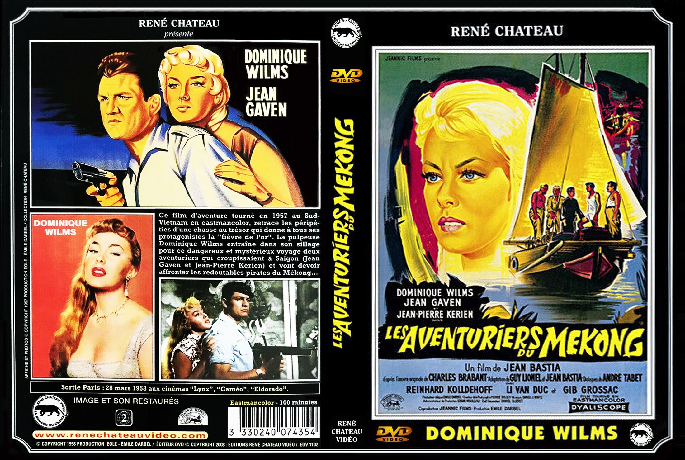 Jaquette DVD Les aventuriers du mkong custom