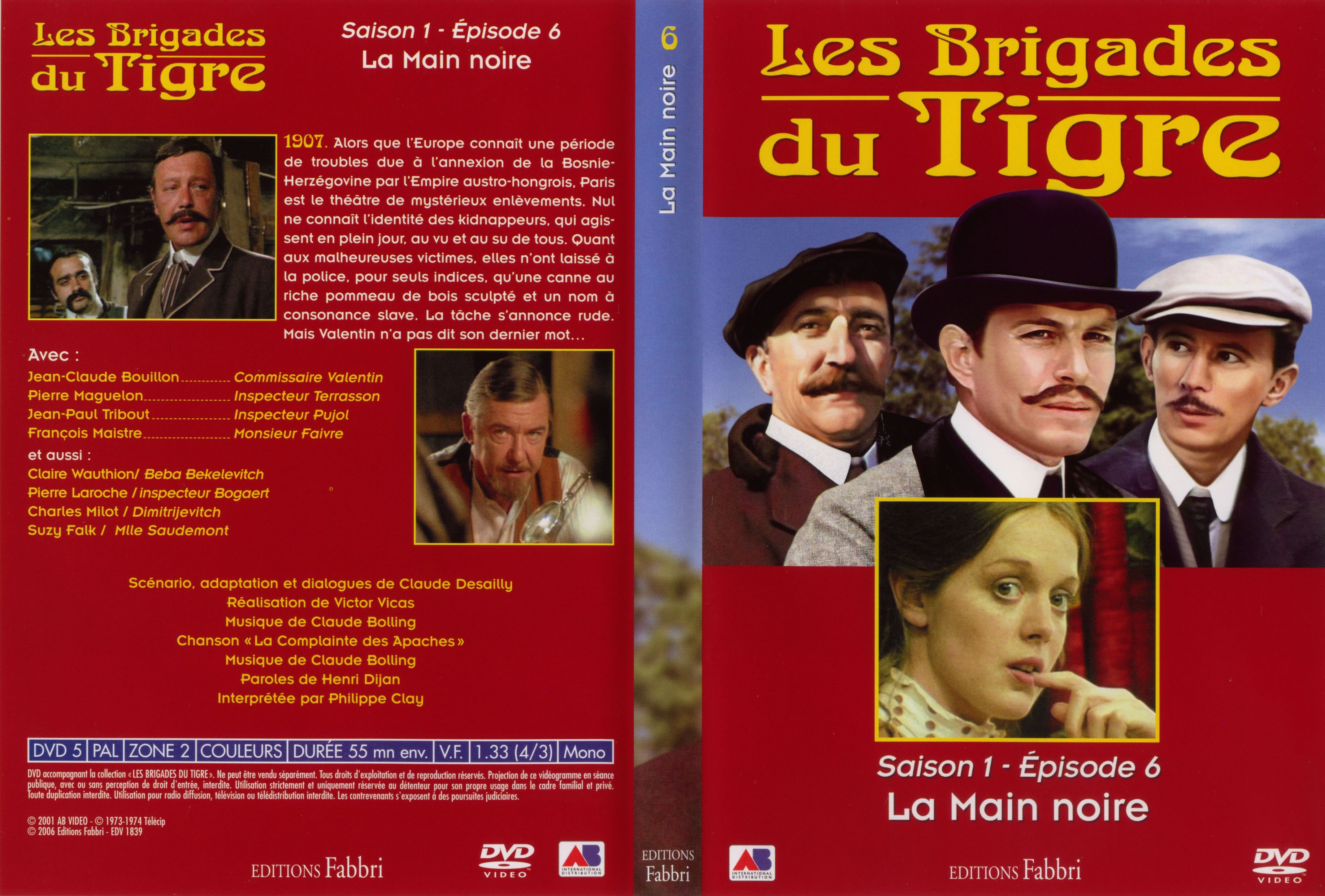 Jaquette DVD Les brigades du tigre saison 1 pisode 6