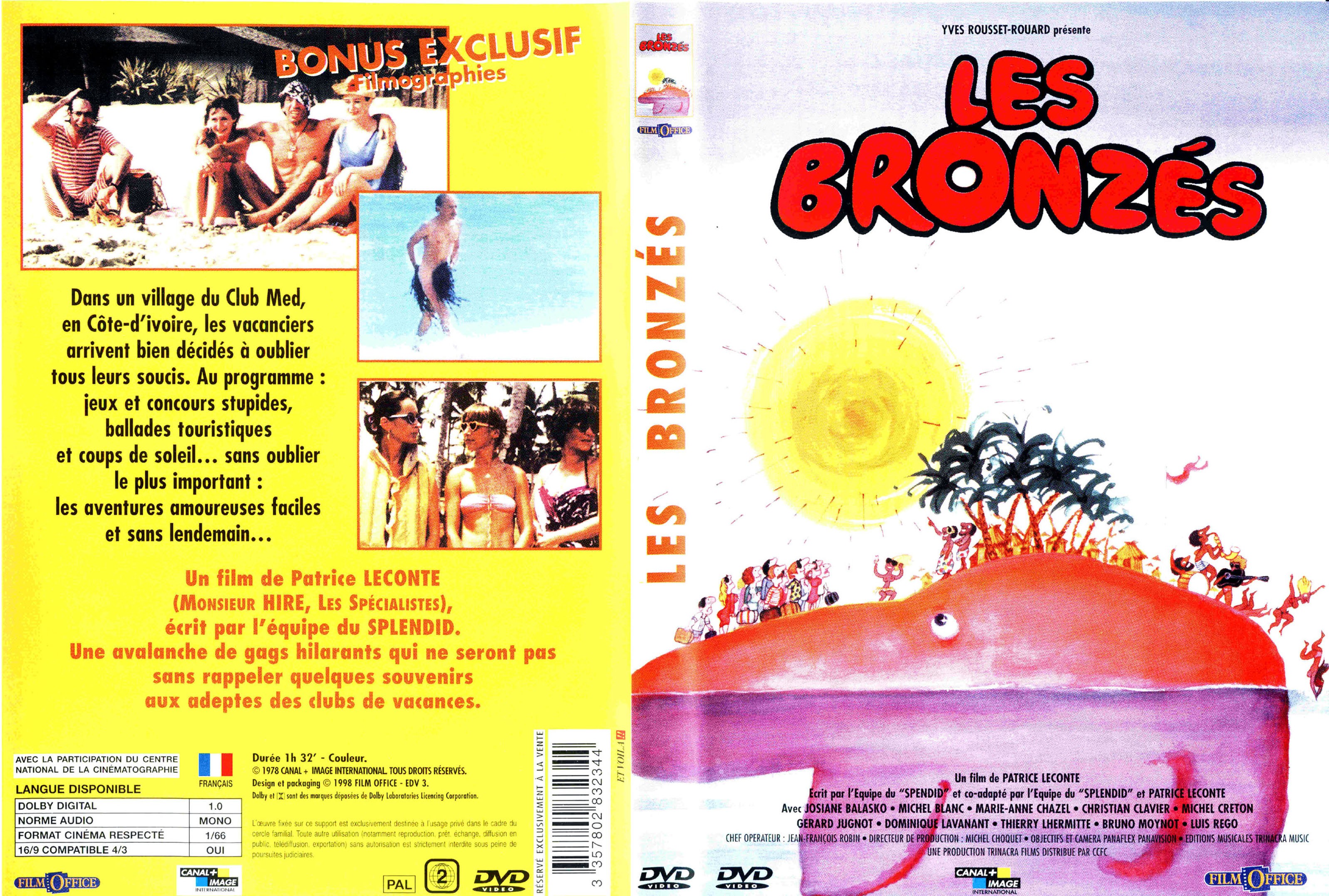 Jaquette DVD Les bronzes v2