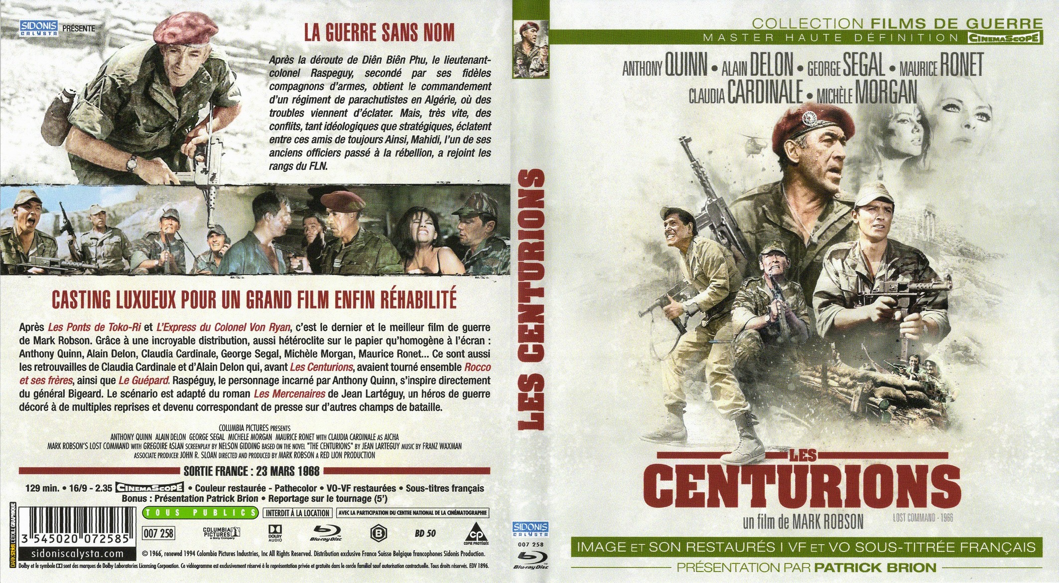 Jaquette DVD Les centurions (BLU-RAY)