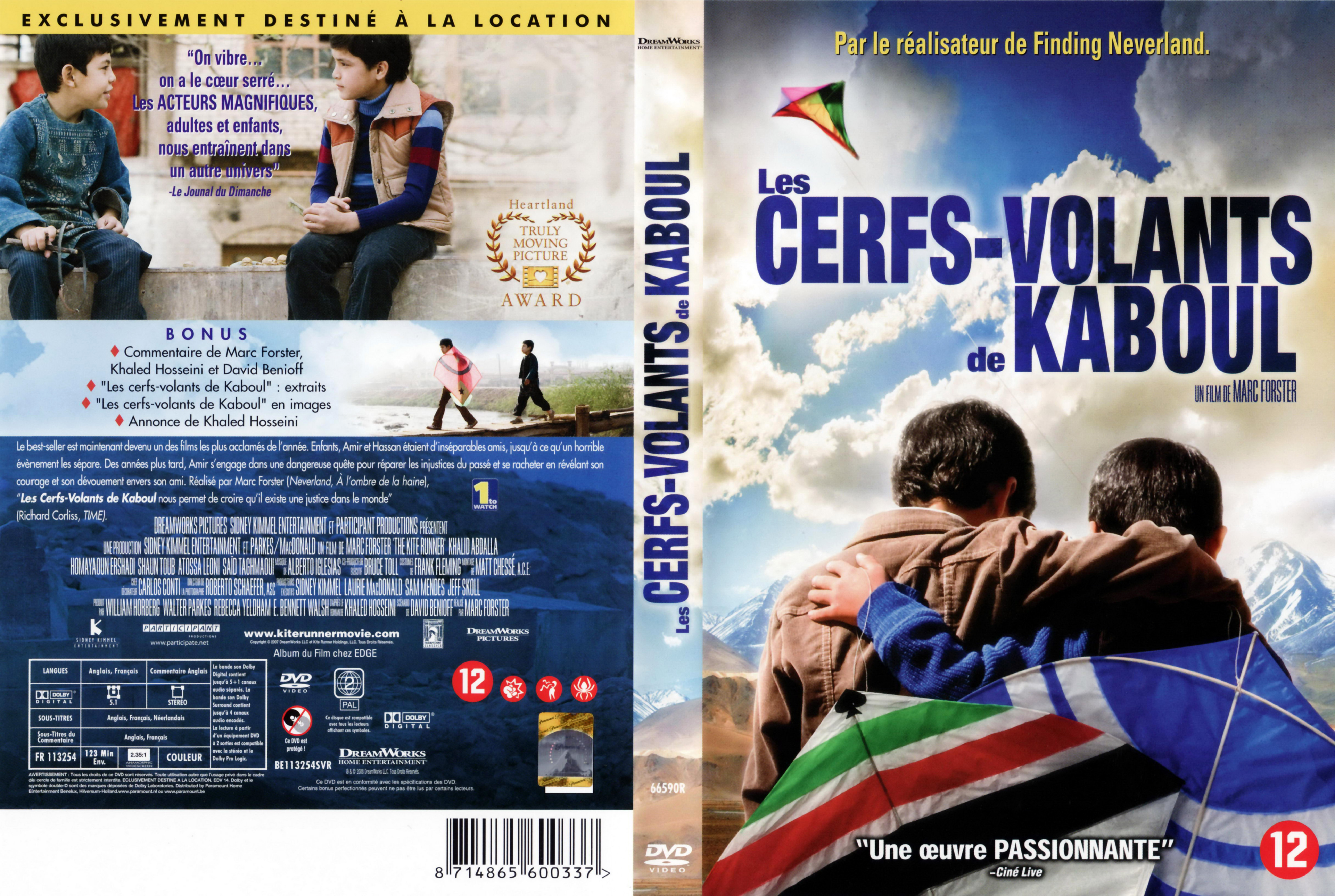 Jaquette DVD Les cerfs-volants de Kaboul
