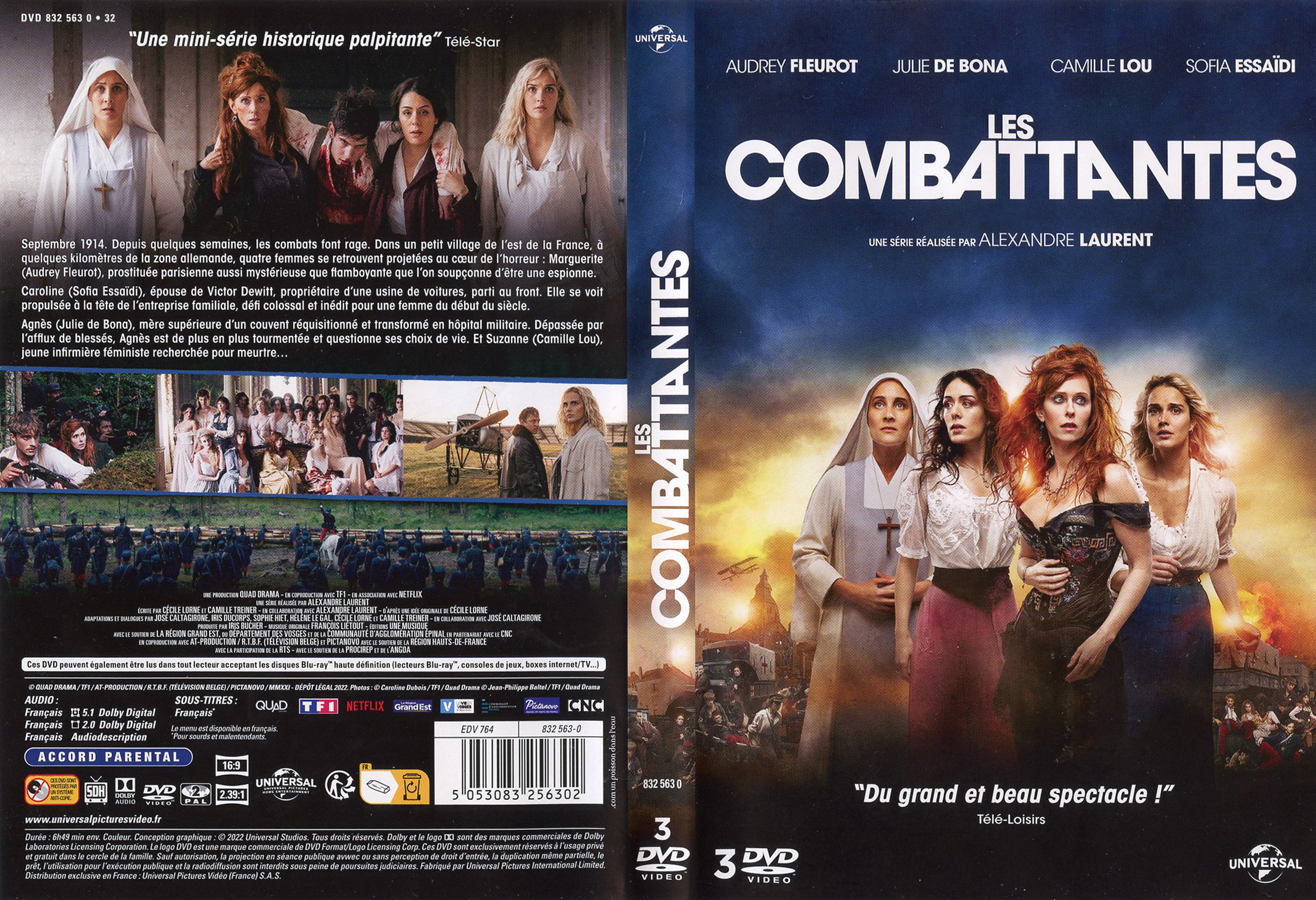 Jaquette DVD Les combattantes