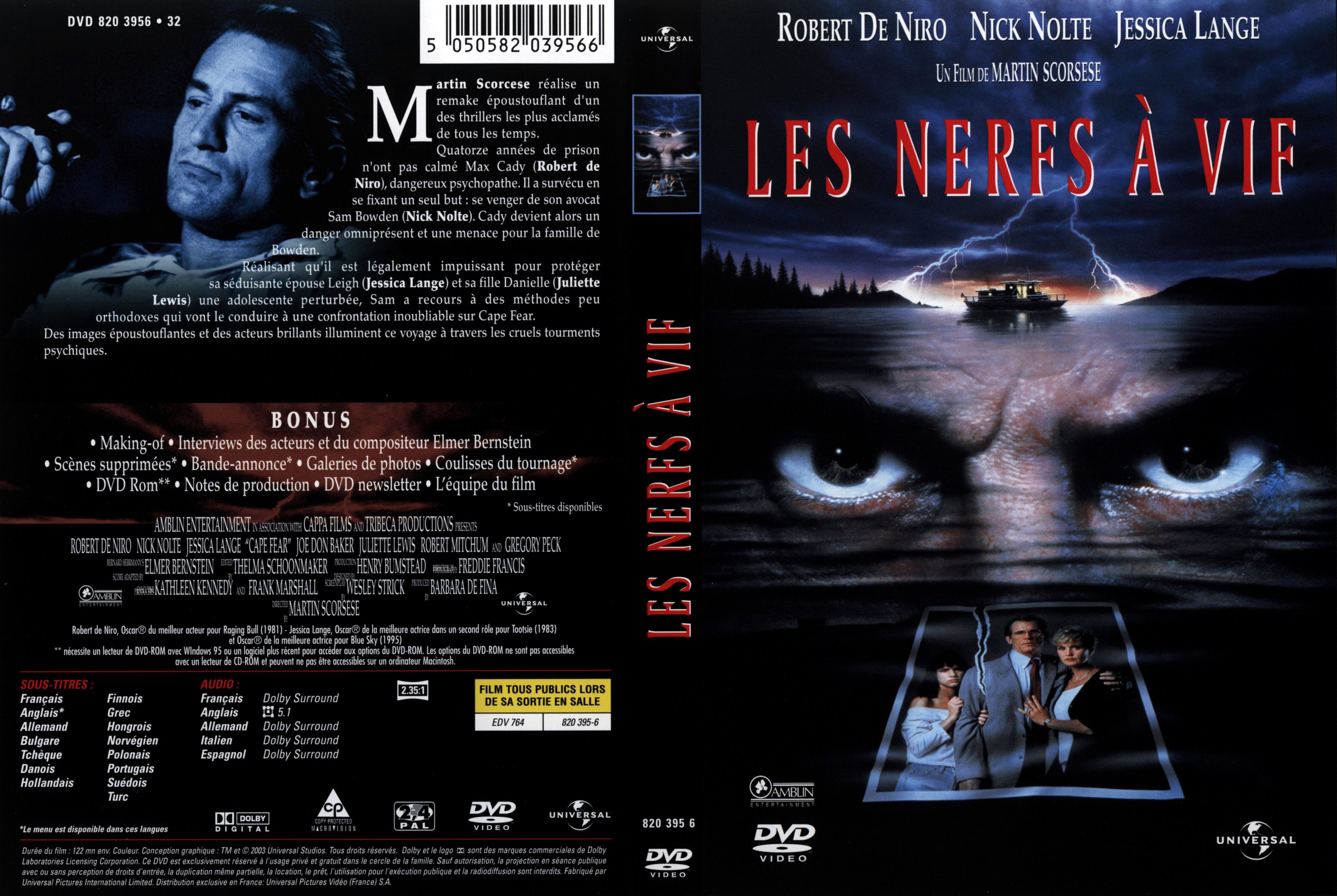 DVD Les nerfs vif - Cinéma Passion