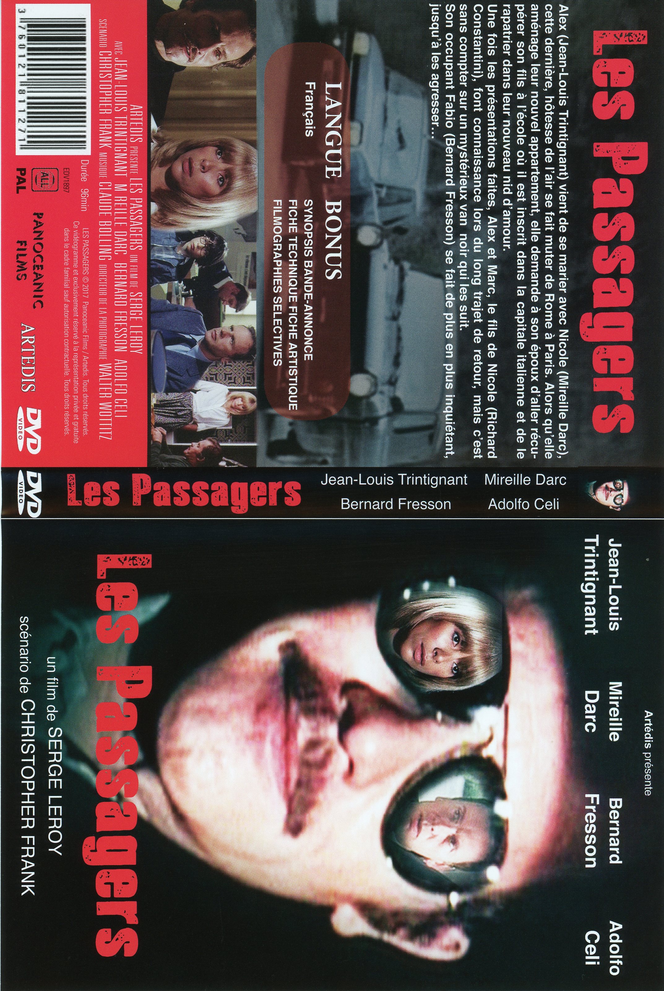 Jaquette DVD Les passagers (1976)