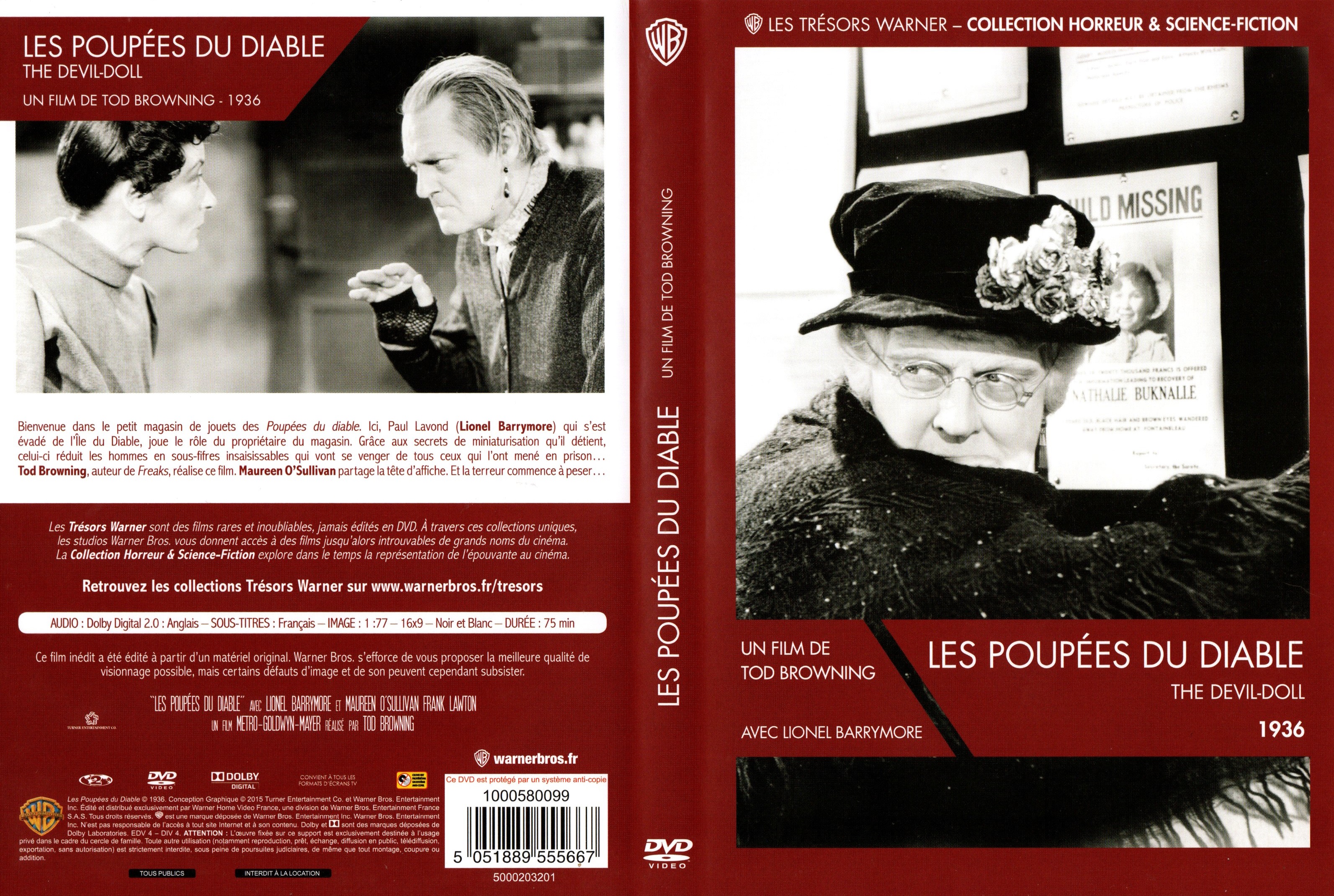 Jaquette DVD Les poupes du diable