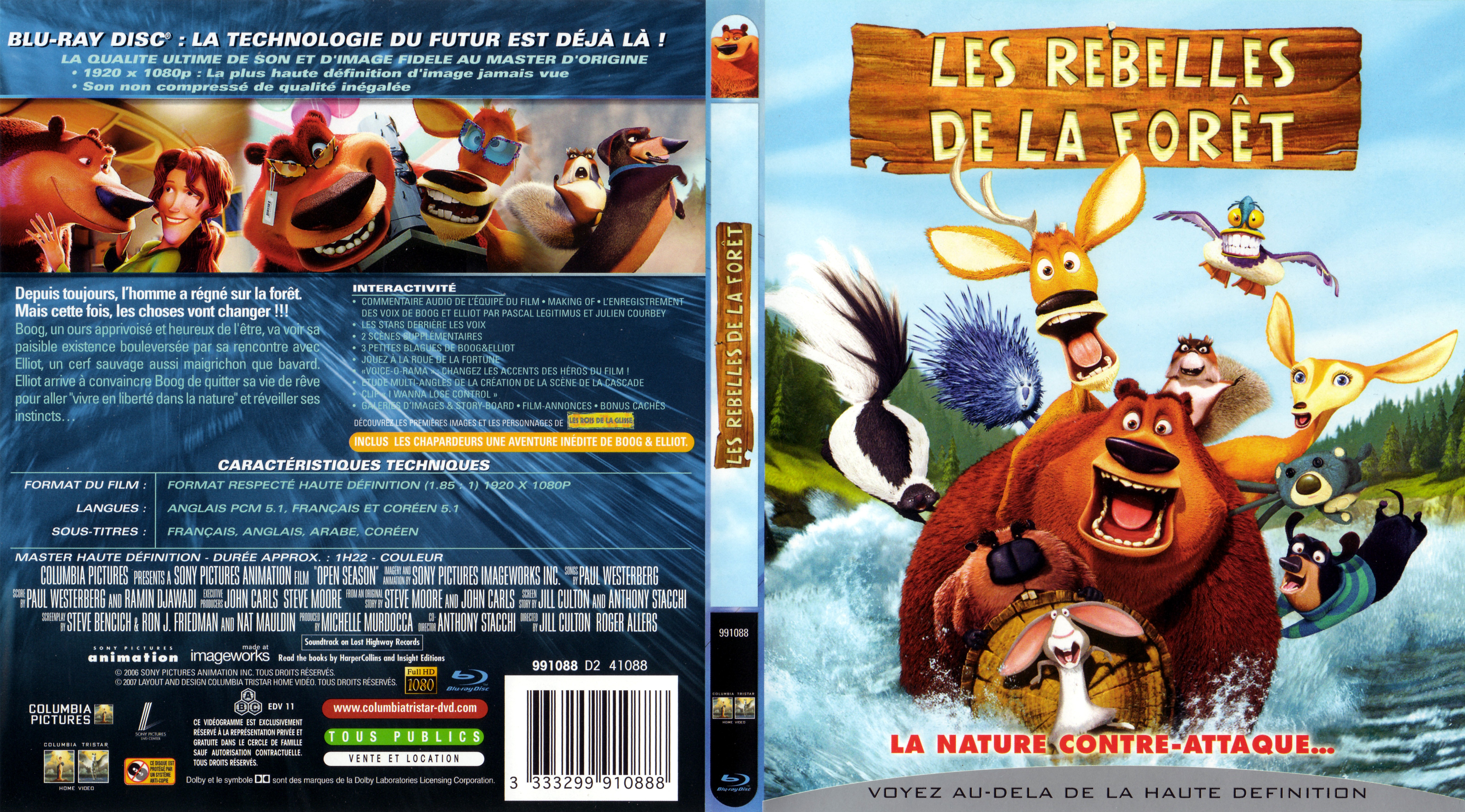 DVD Les Rebelles de la forêt la nature contre-attaque NEUF