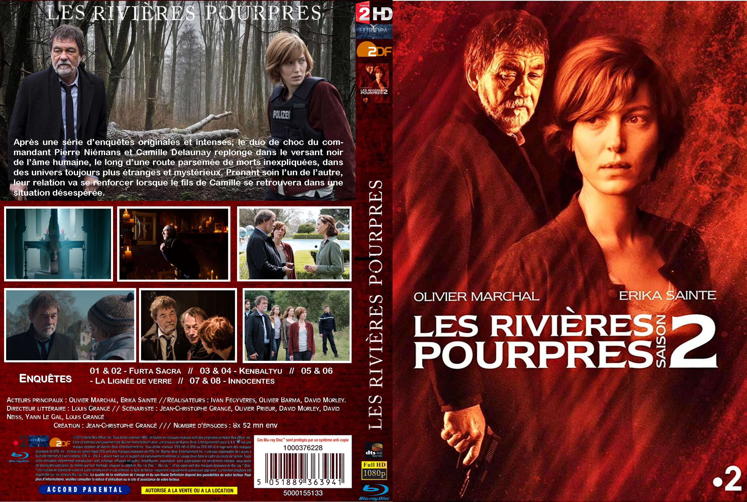 Jaquette DVD Les rivires Pourpres saison 2 custom v3