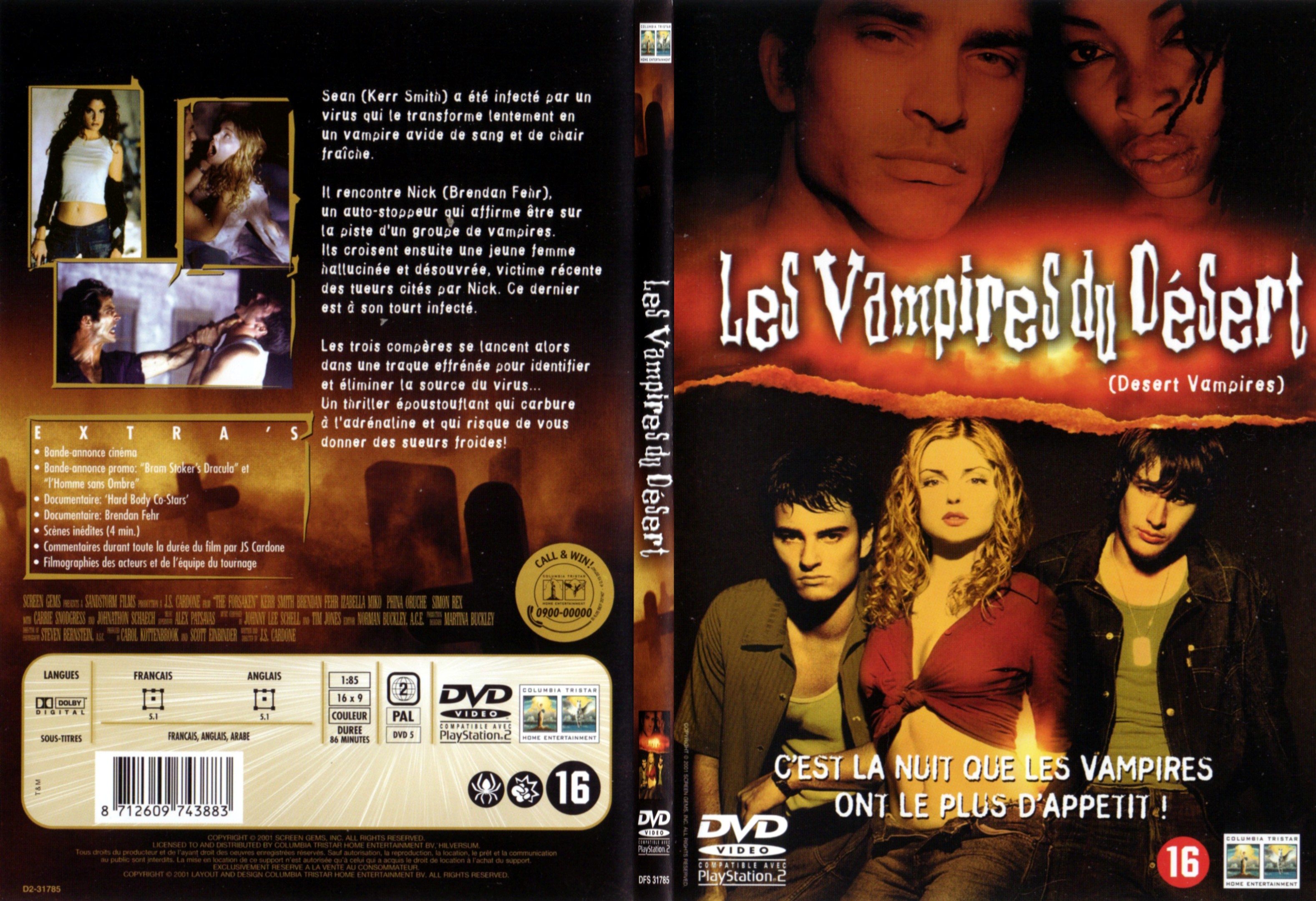 Jaquette DVD Les vampires du dsert - SLIM