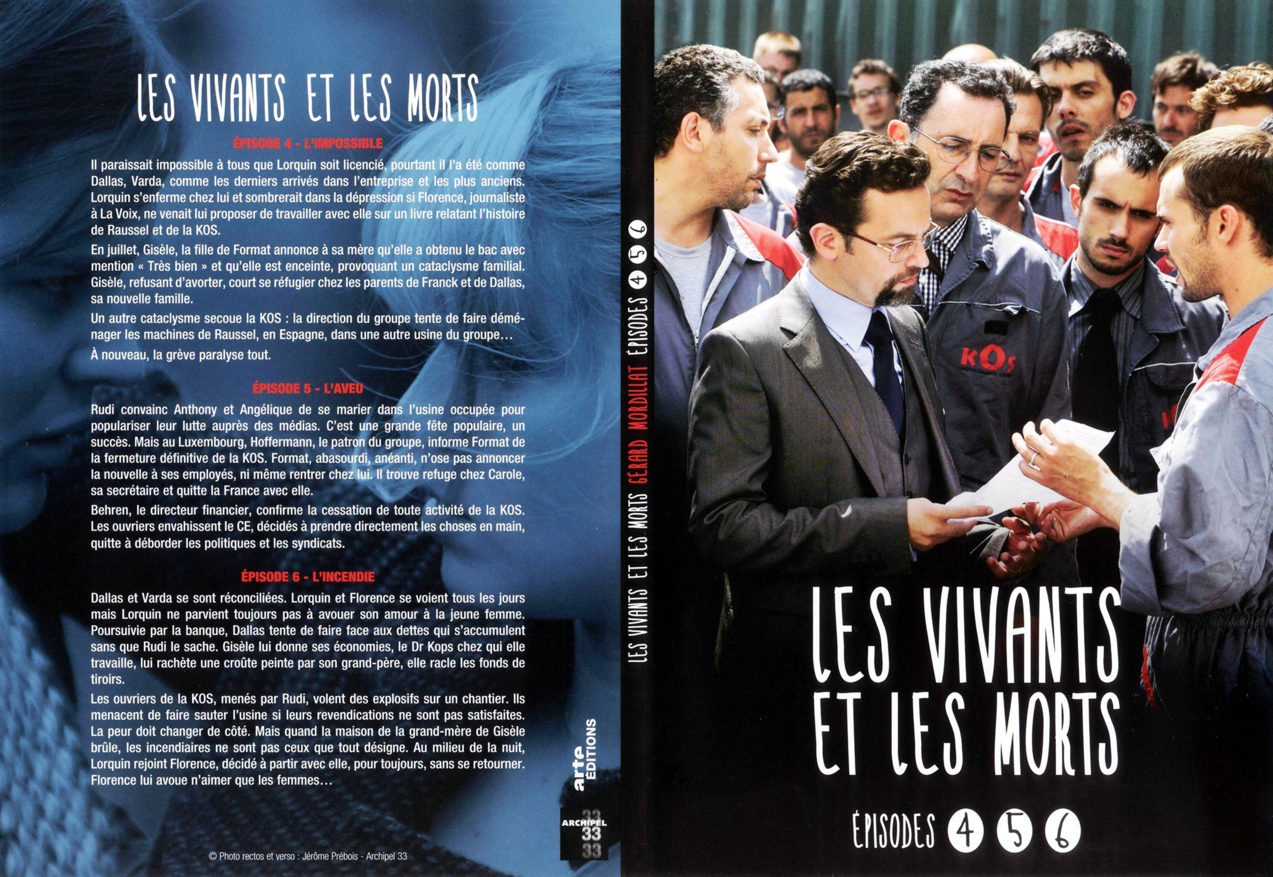 Jaquette DVD Les vivants et les morts DVD 02