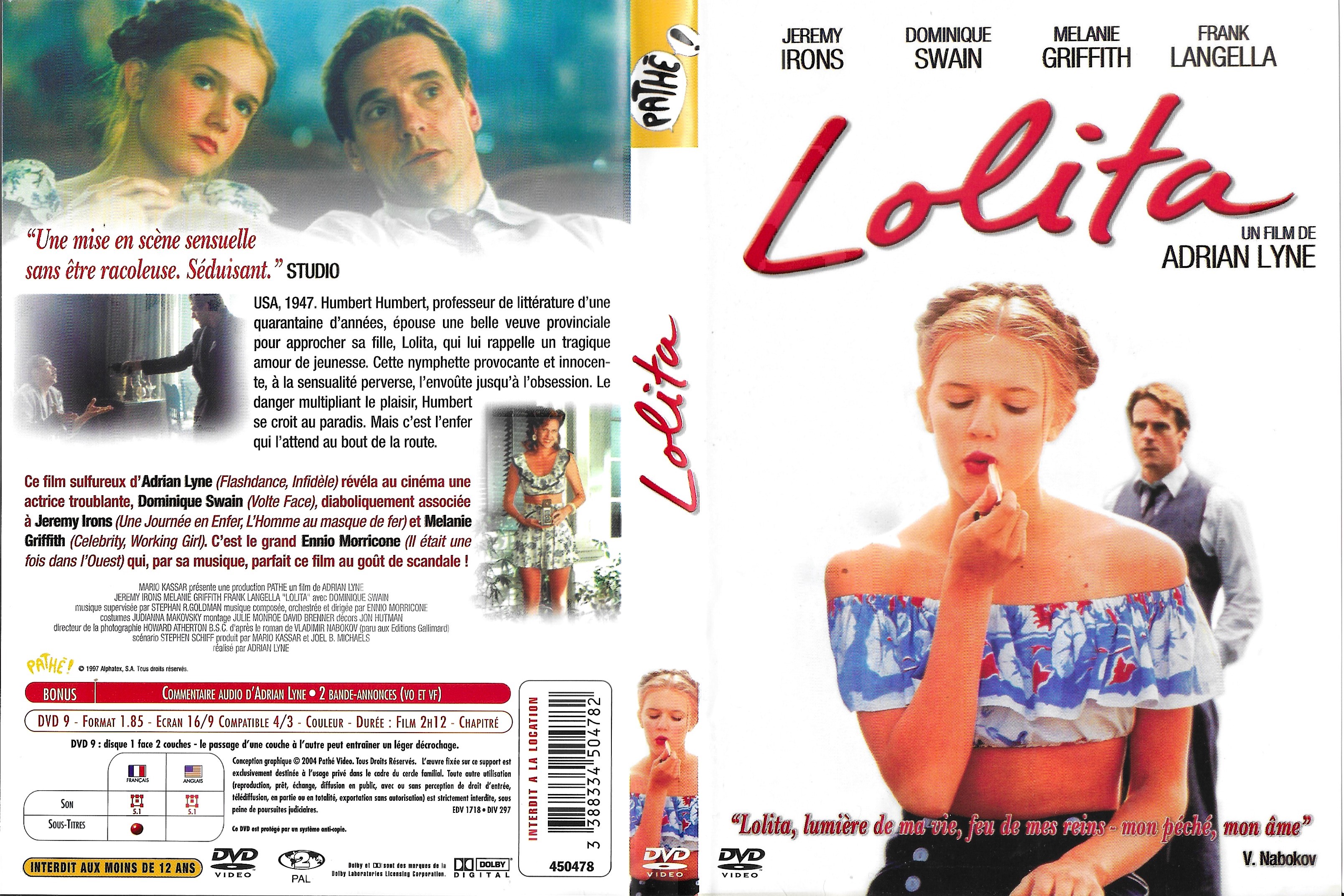 Jaquette DVD Lolita (2003)