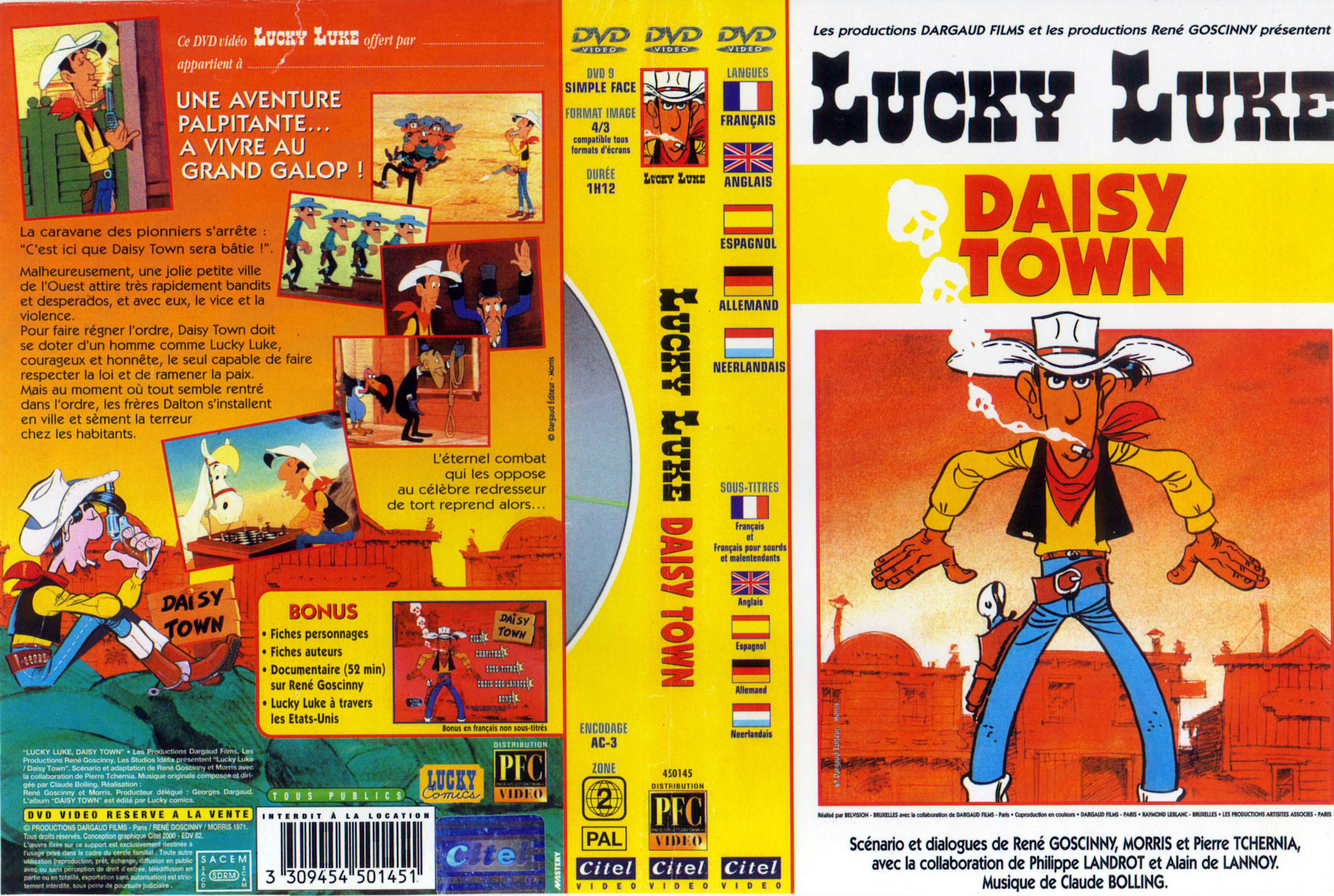 Jaquette DVD Lucky Luke - Daisy town