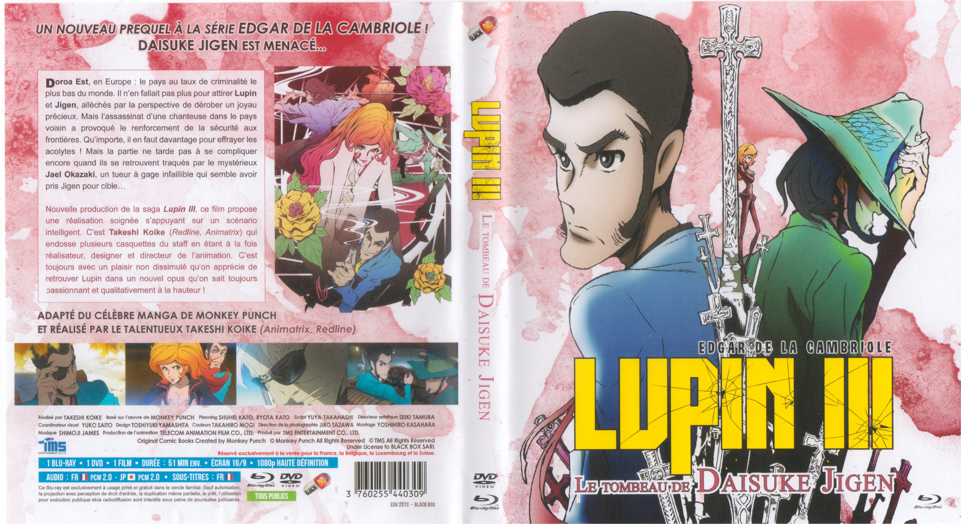 Jaquette DVD Lupin III Le Tombeau de Daisuke Jigen (BLU-RAY)