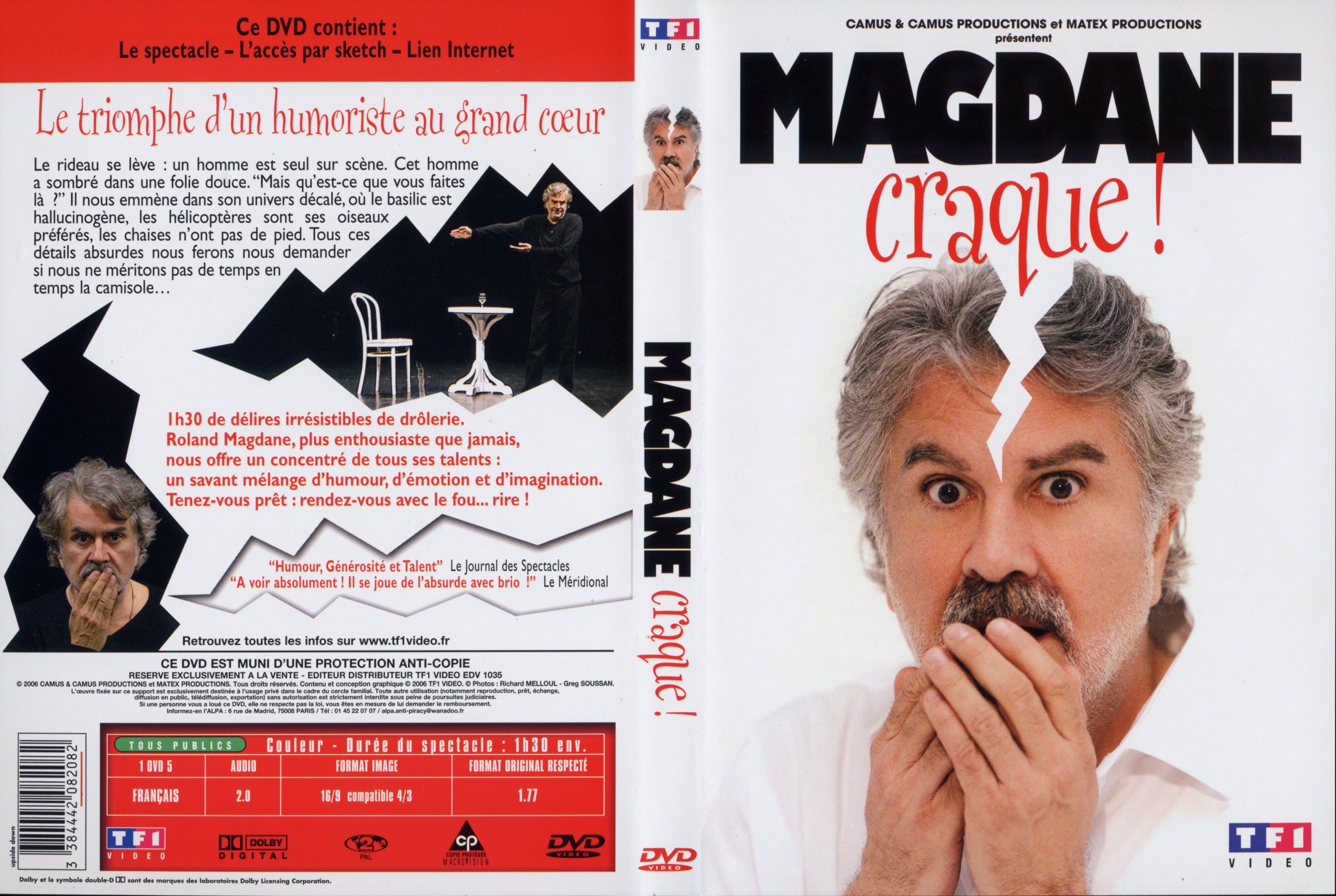 Jaquette DVD Magdane craque