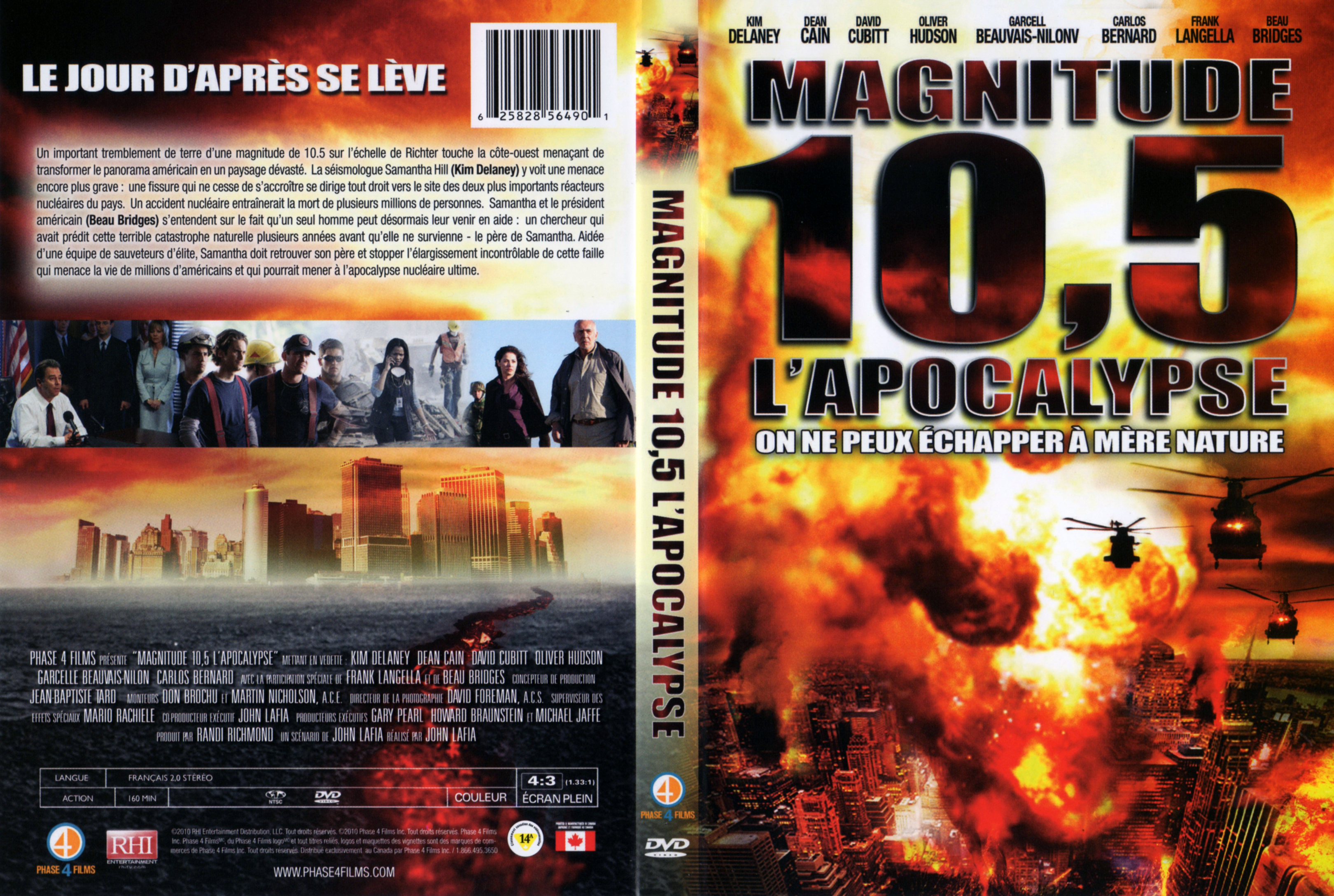 Jaquette DVD Magnitude 10-5 l