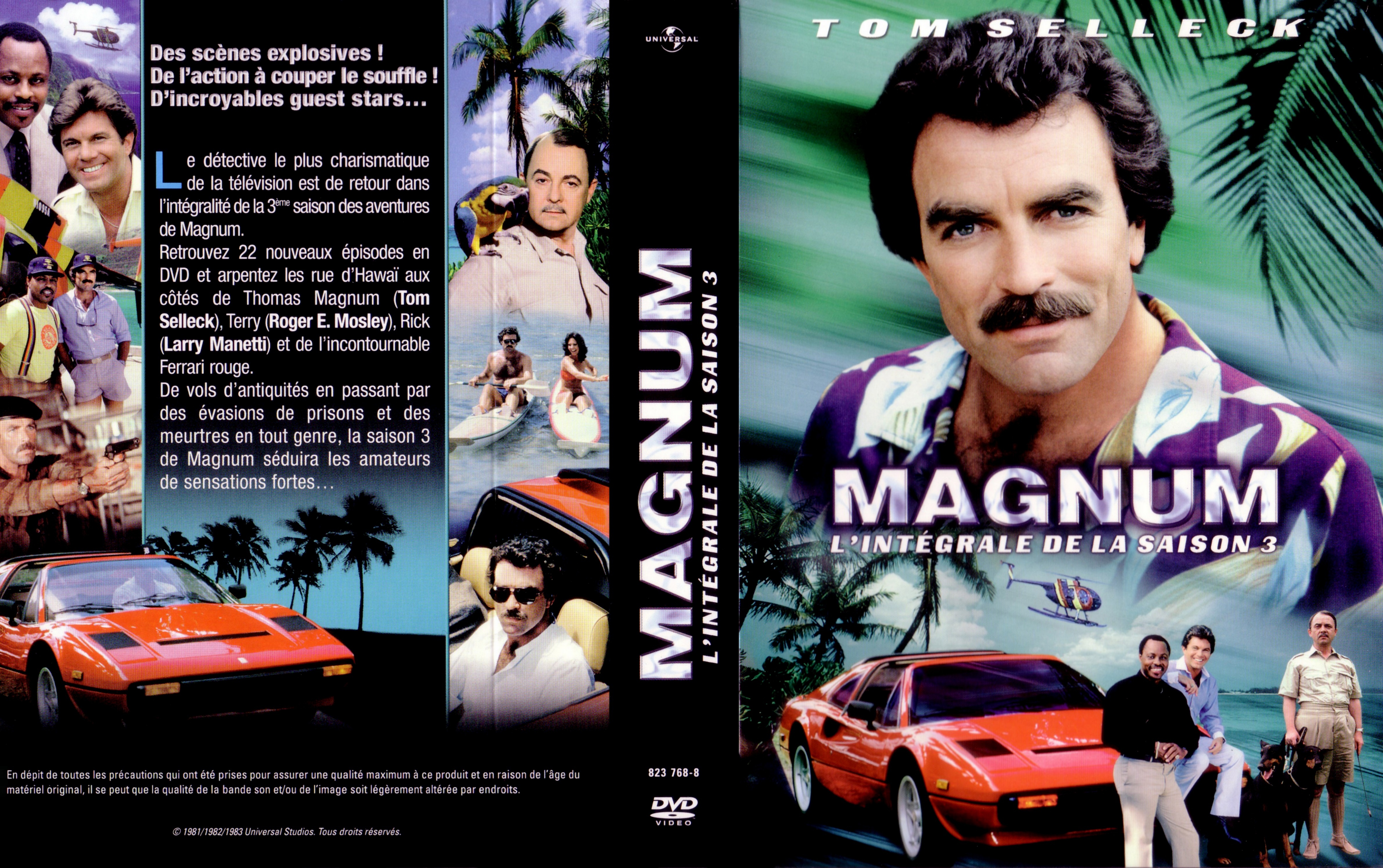 Jaquette DVD Magnum Saison 3 COFFRET