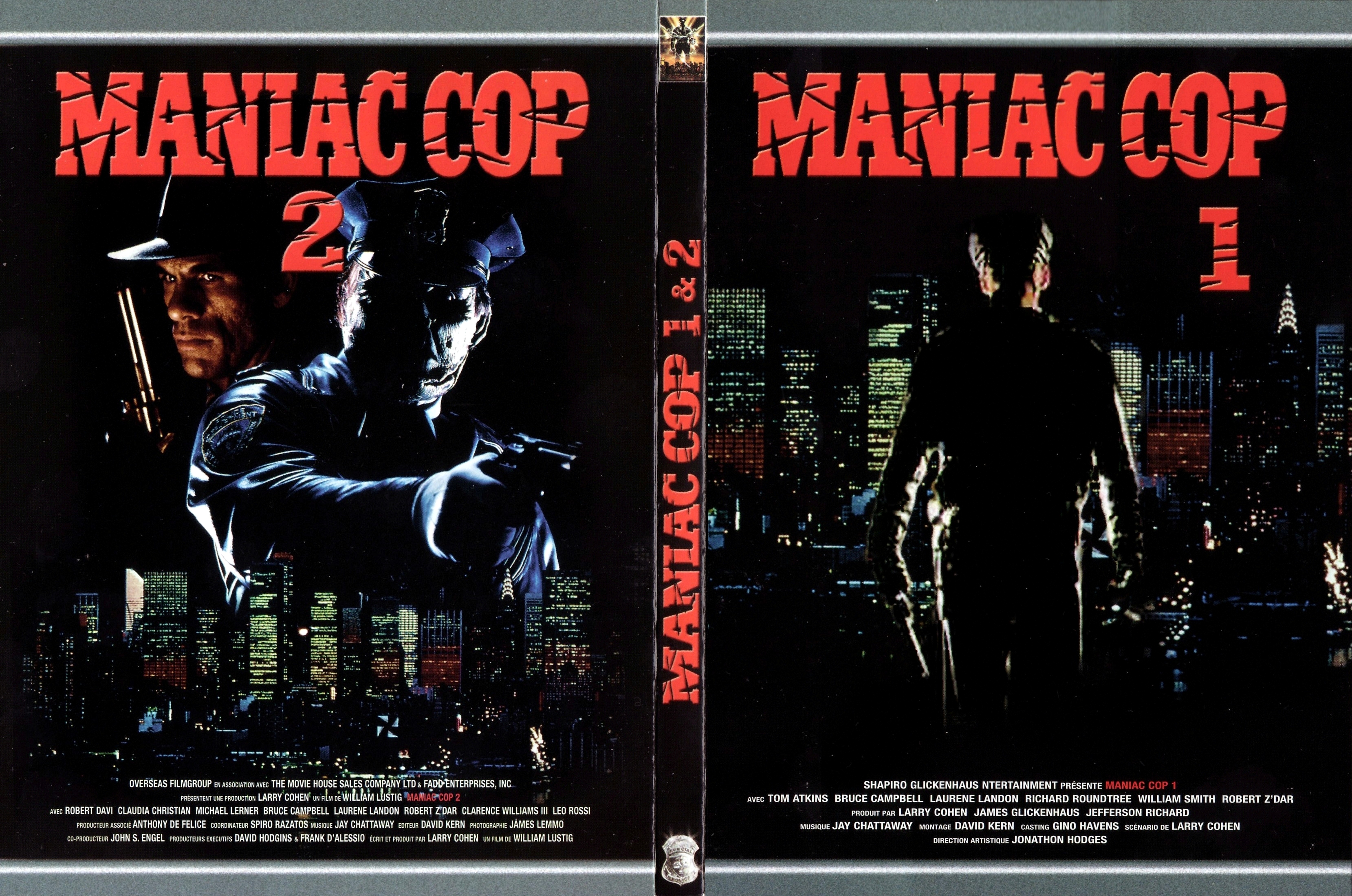Jaquette DVD Maniac cop 1 et 2 v3