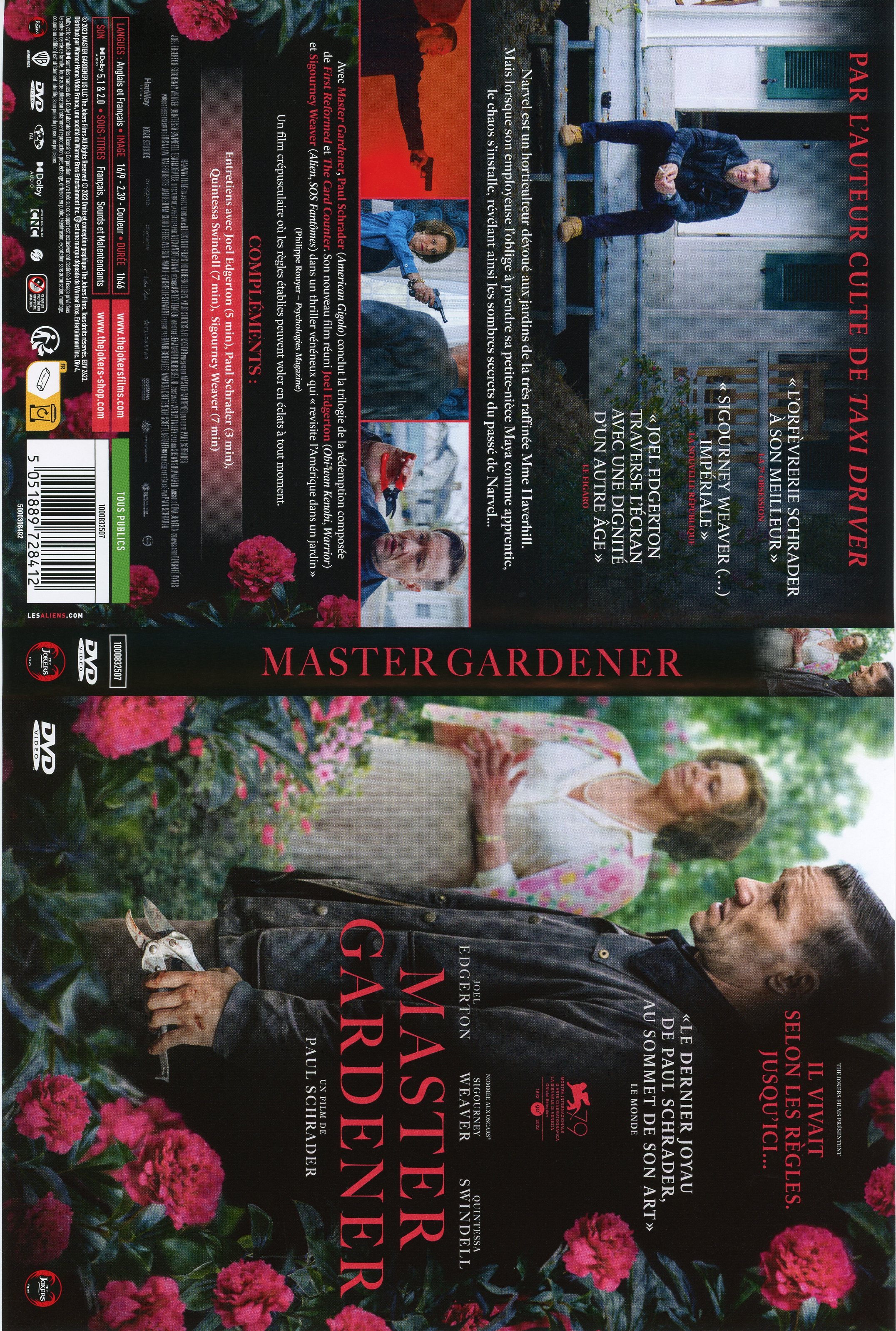 Jaquette DVD Master gardener 