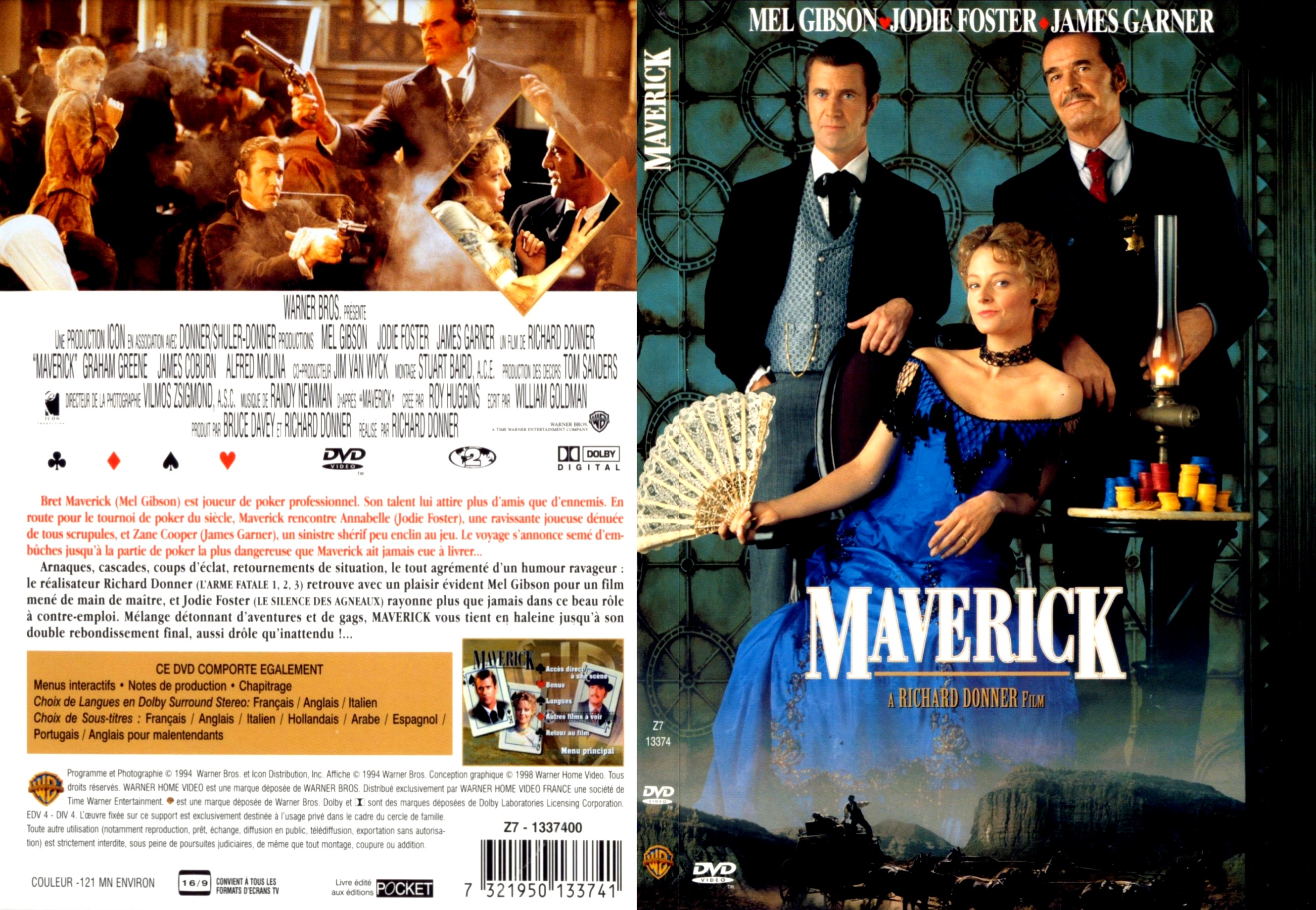 Jaquette DVD Maverick - SLIM