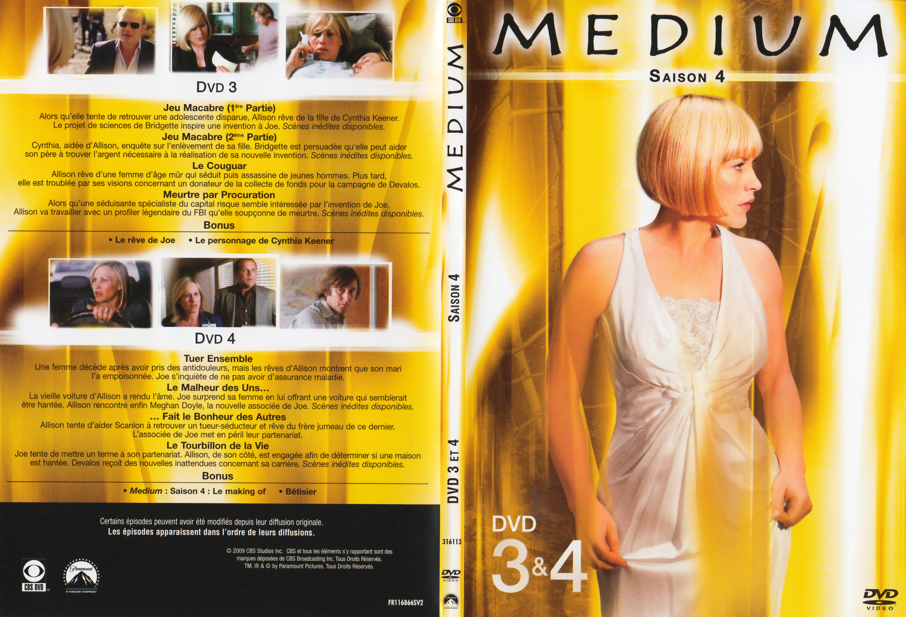 Jaquette DVD Medium saison 4 DVD 2