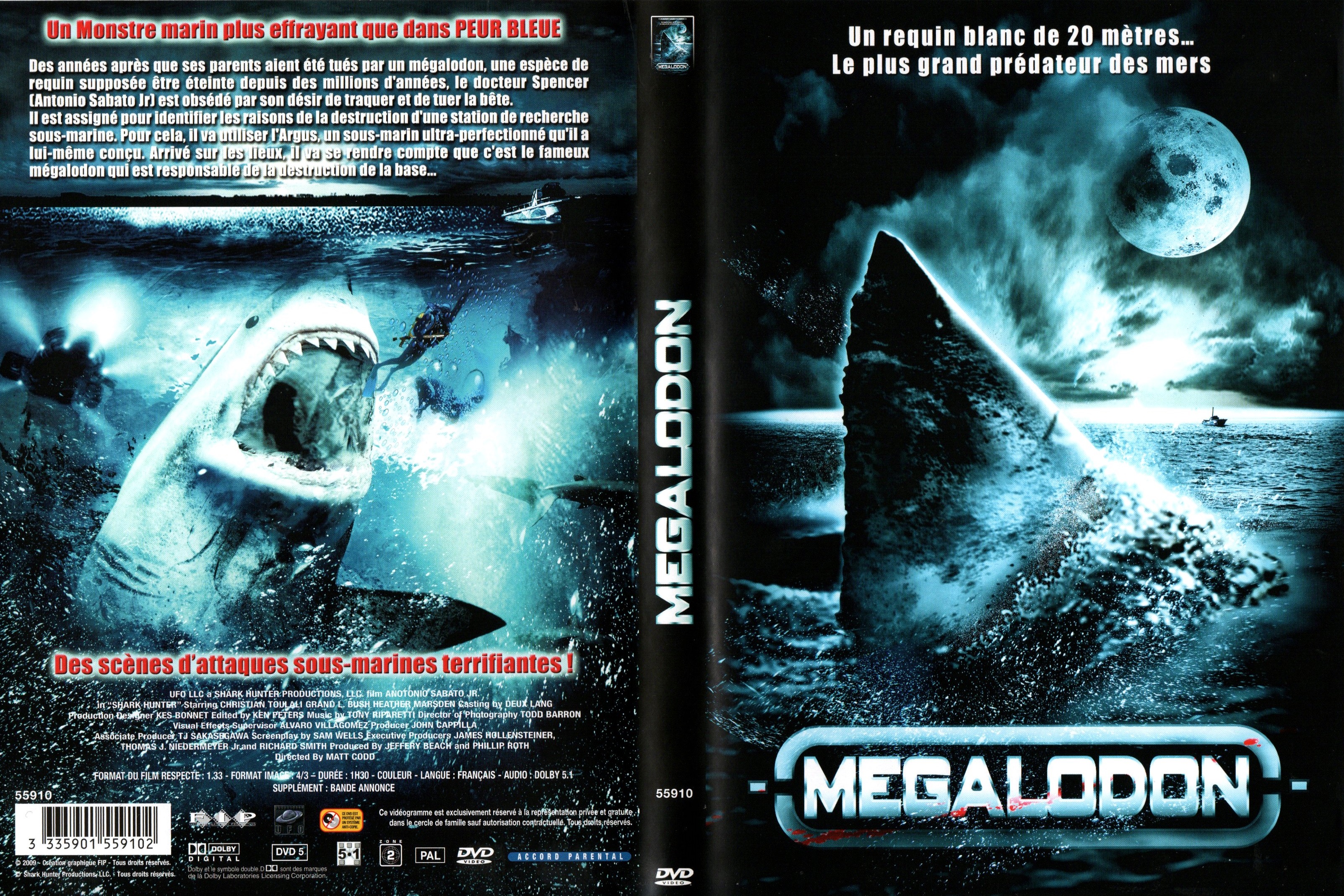 Jaquette DVD Megalodon v2